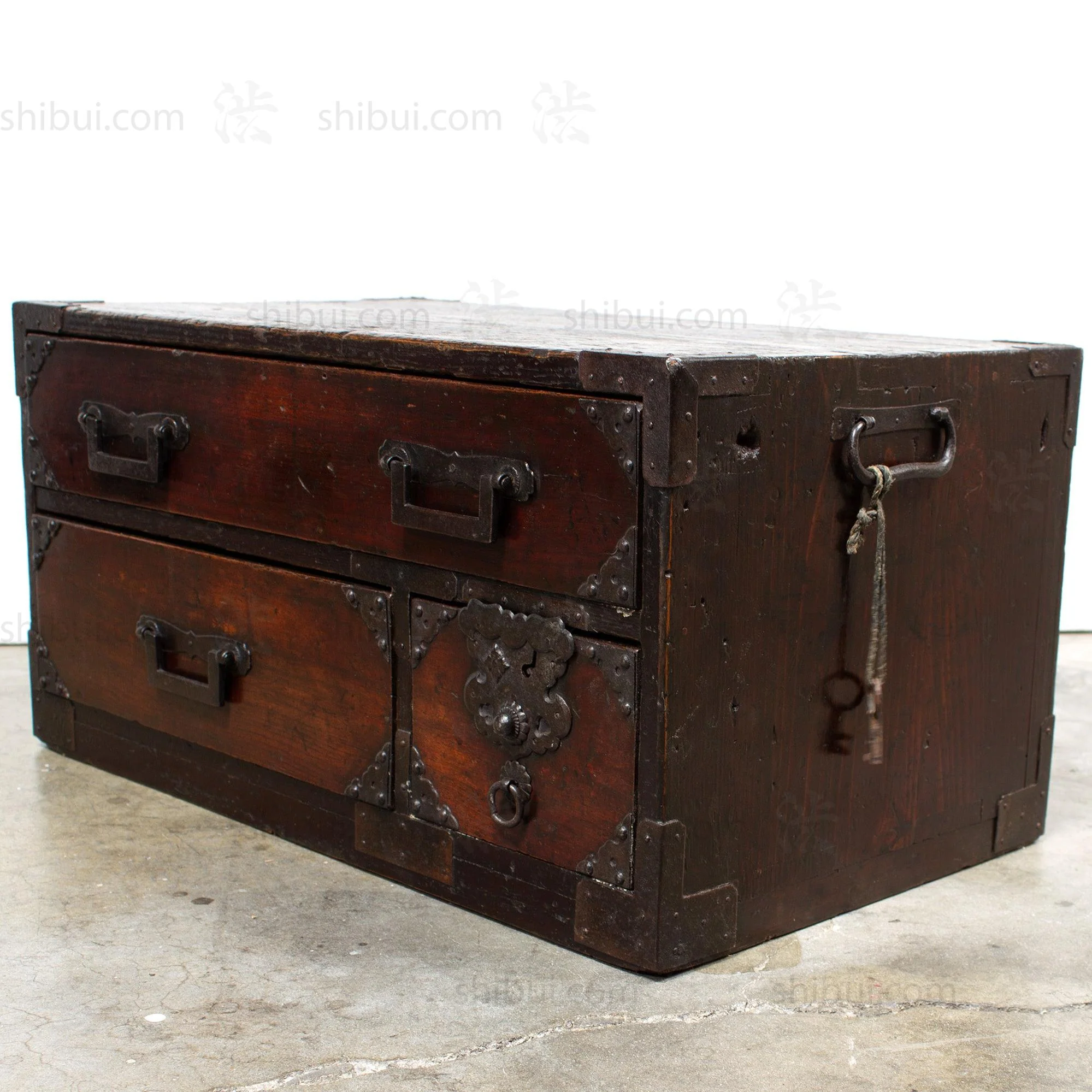 Maebako | Antique Japanese Sea Captians Desk - Image 3
