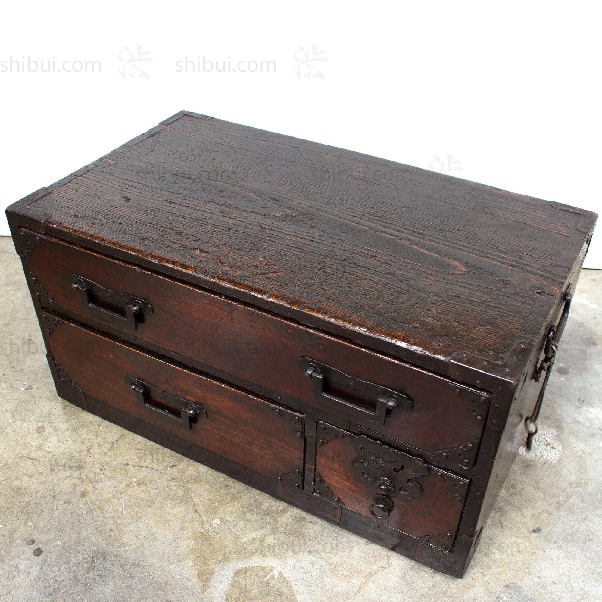 Maebako | Antique Japanese Sea Captians Desk - Image 4