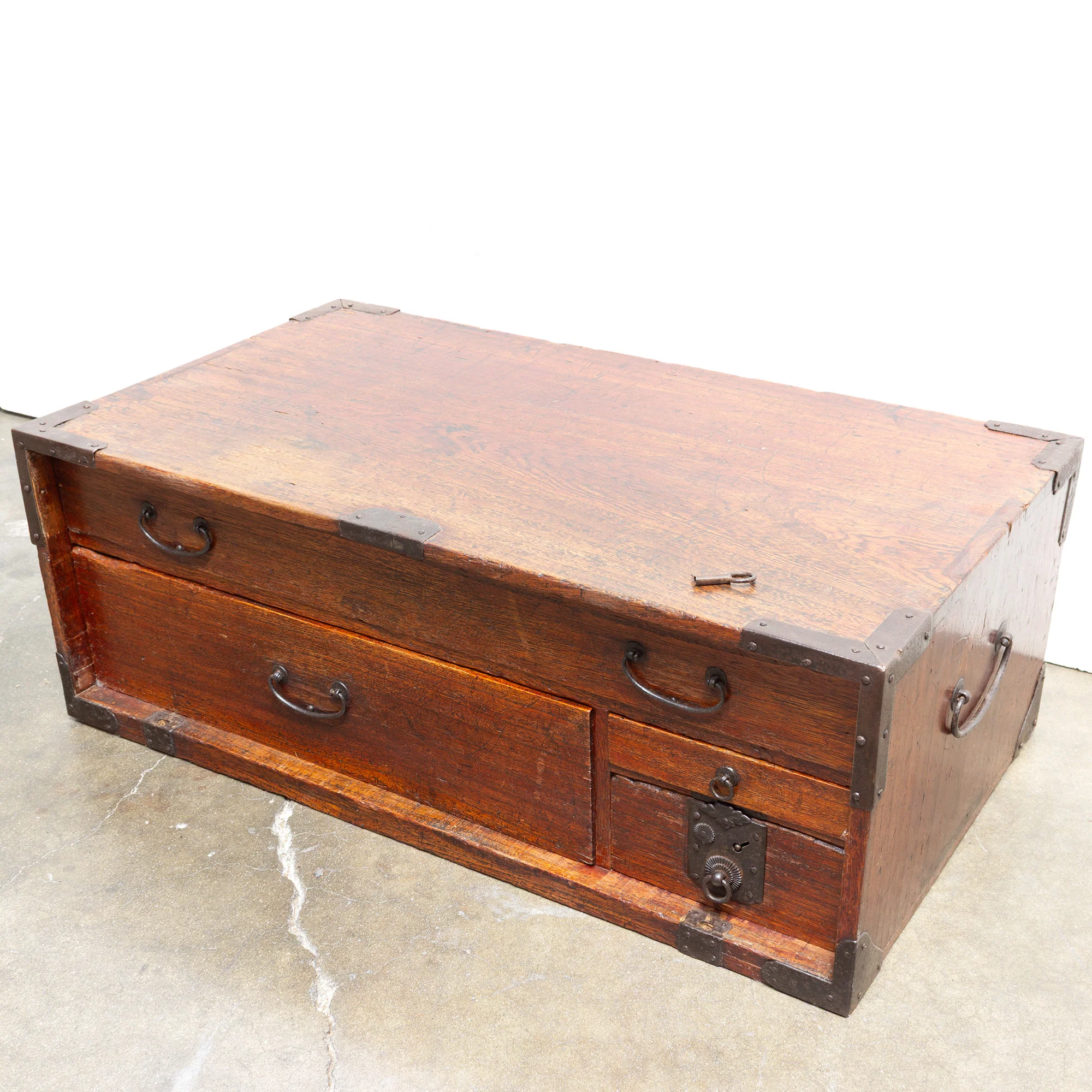 Maebako | Antique Japanese Sea Captians Desk - Image 5