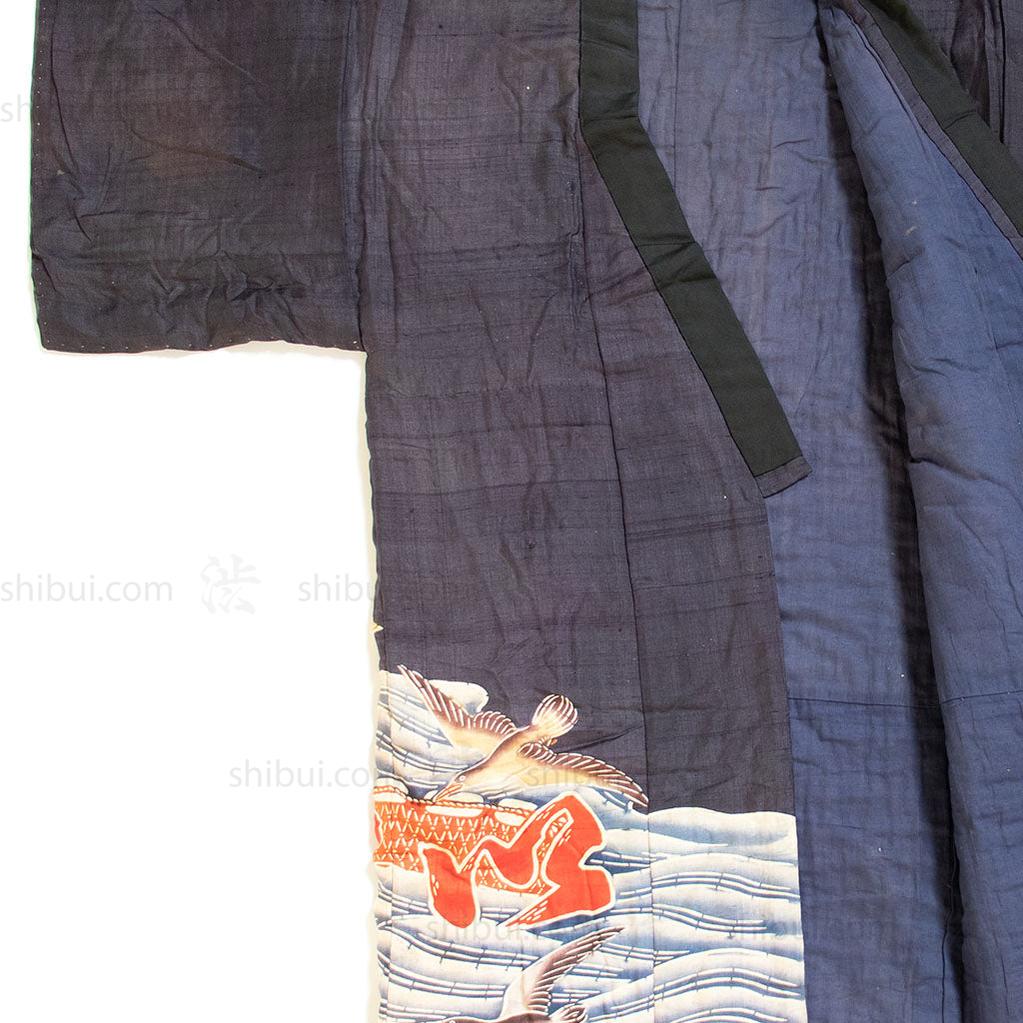 Maiwai Festival Coat for Fisherman with Maritime Motif Japanese Art - Image 6