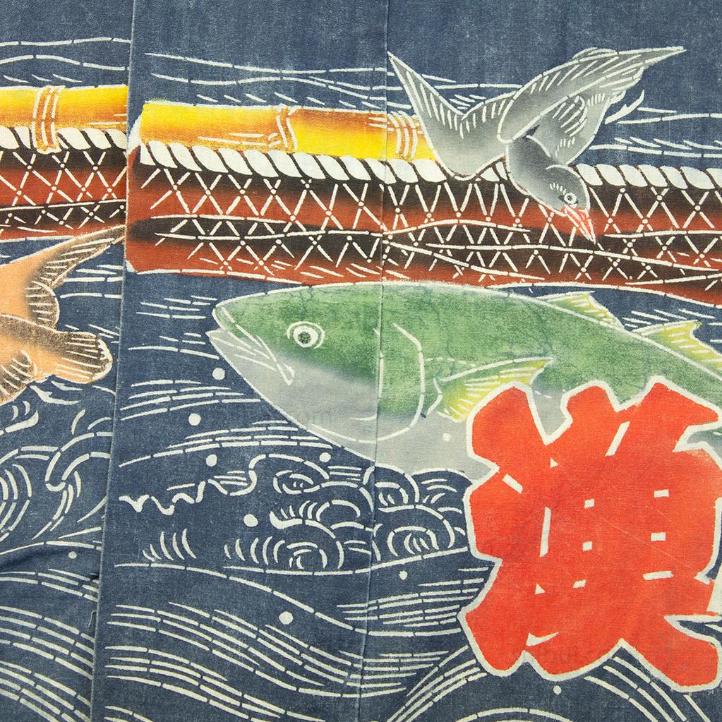 Maiwai Festival Coat for Fisherman with Maritime Motif Japanese Art - Image 3
