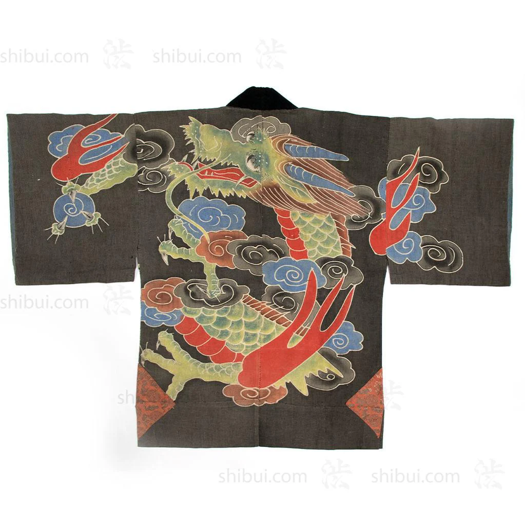 Matsuri Festival Coat with Dragon Motif - Image 2