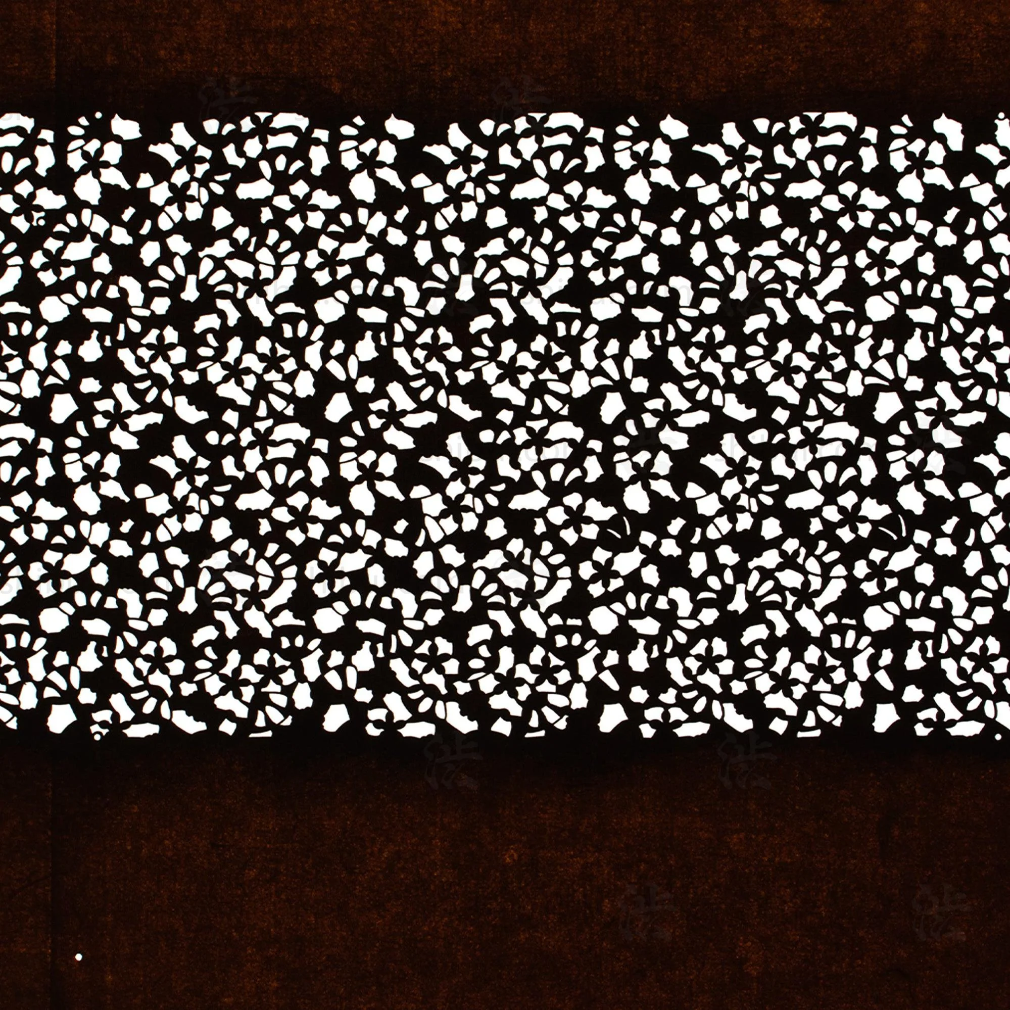 Meiji Katagami | Japanese Lacquered Paper Stencil - Image 2
