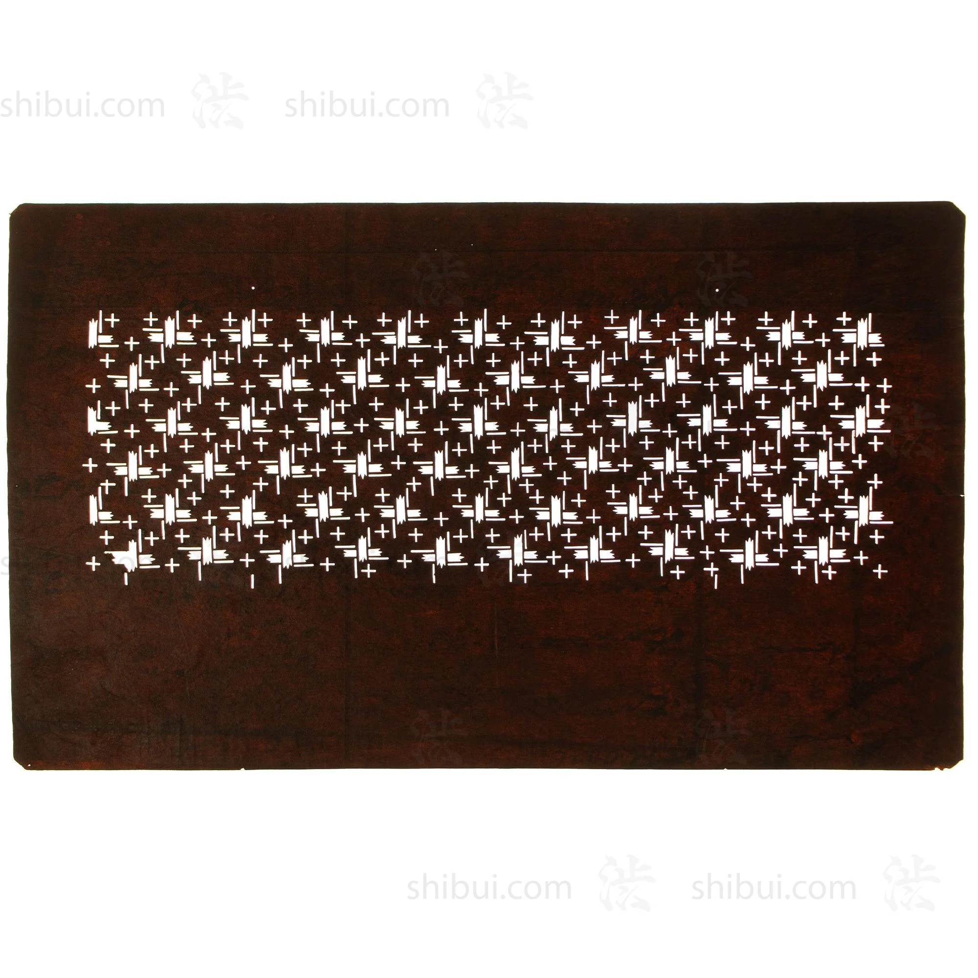 Meiji Kasuri Katagami | Japanese Lacquered Paper Stencil