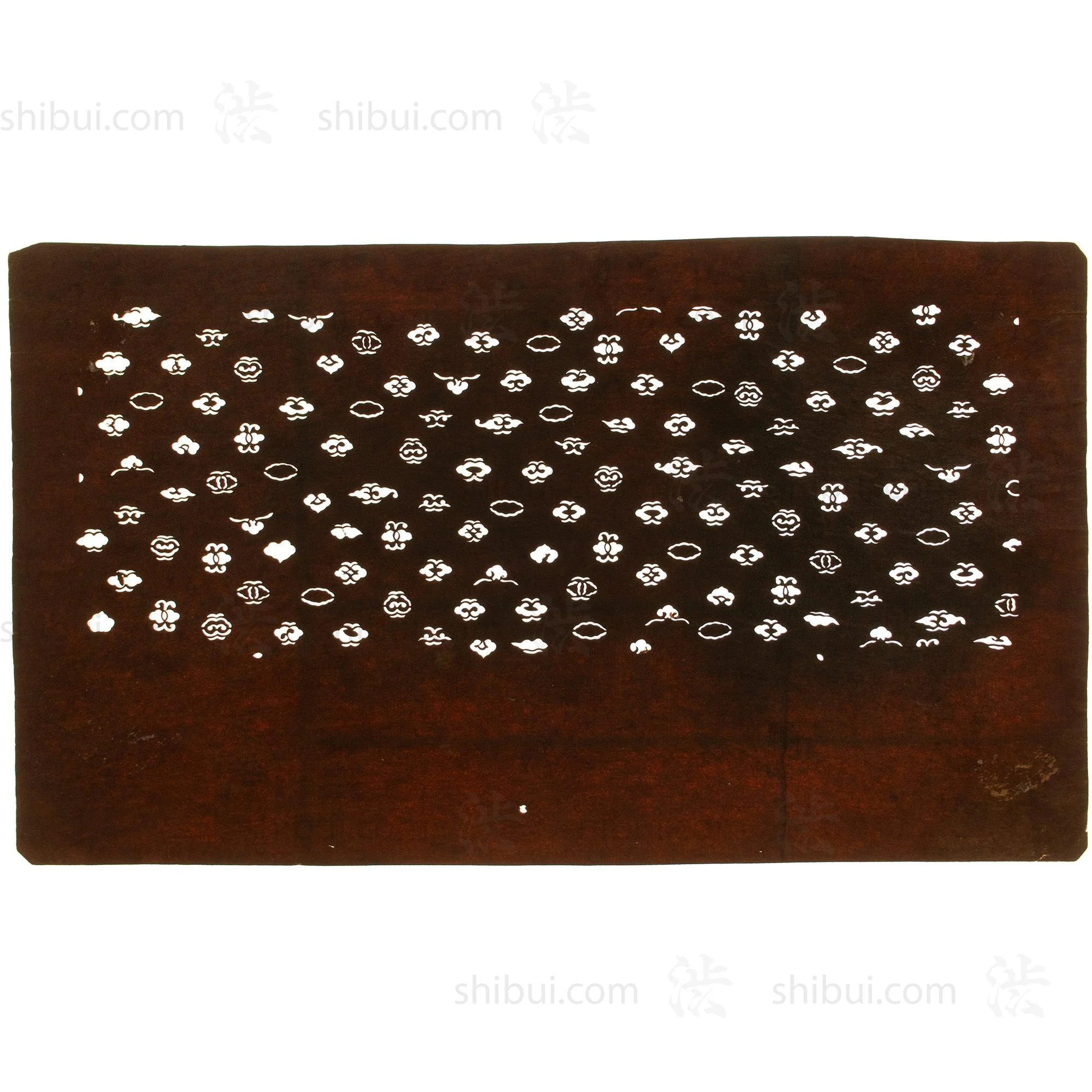 Meiji Katagami | Japanese Lacquered Paper Stencil