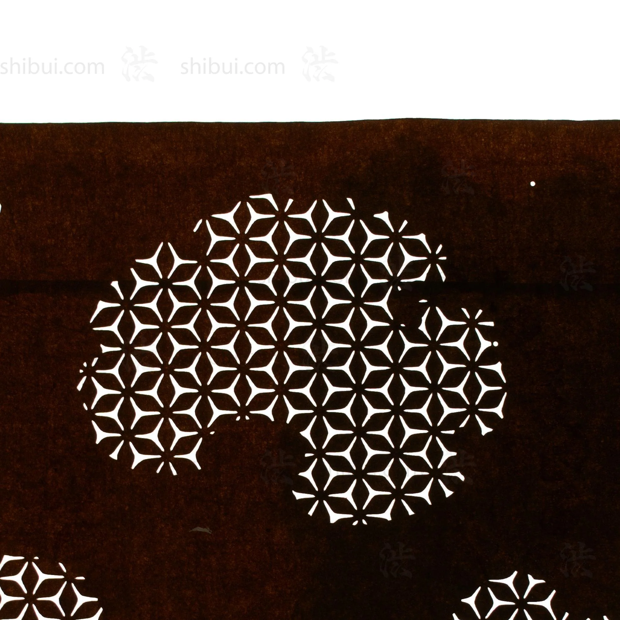 Meiji Katagami | Japanese Lacquered Paper Stencil - Image 2