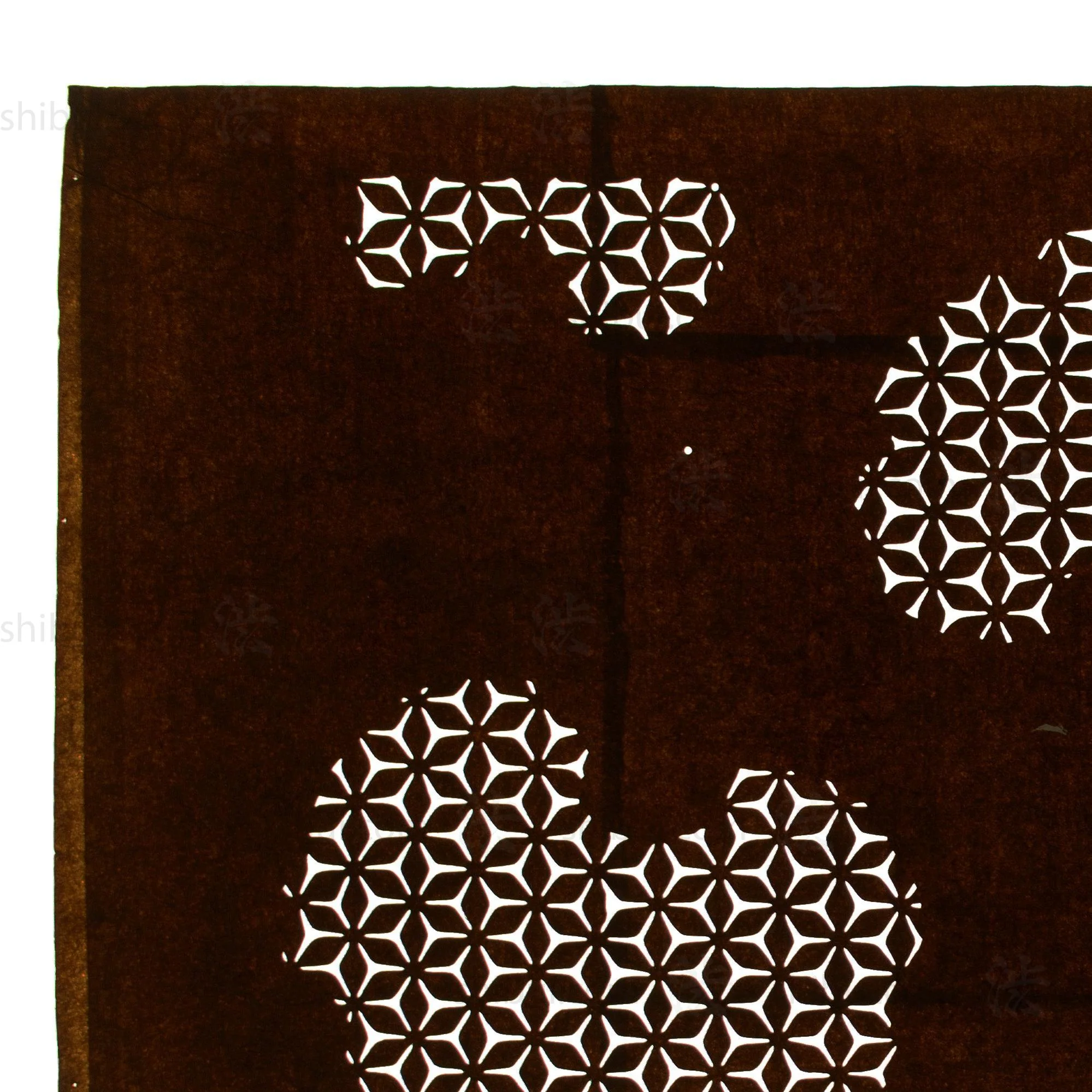 Meiji Katagami | Japanese Lacquered Paper Stencil - Image 4