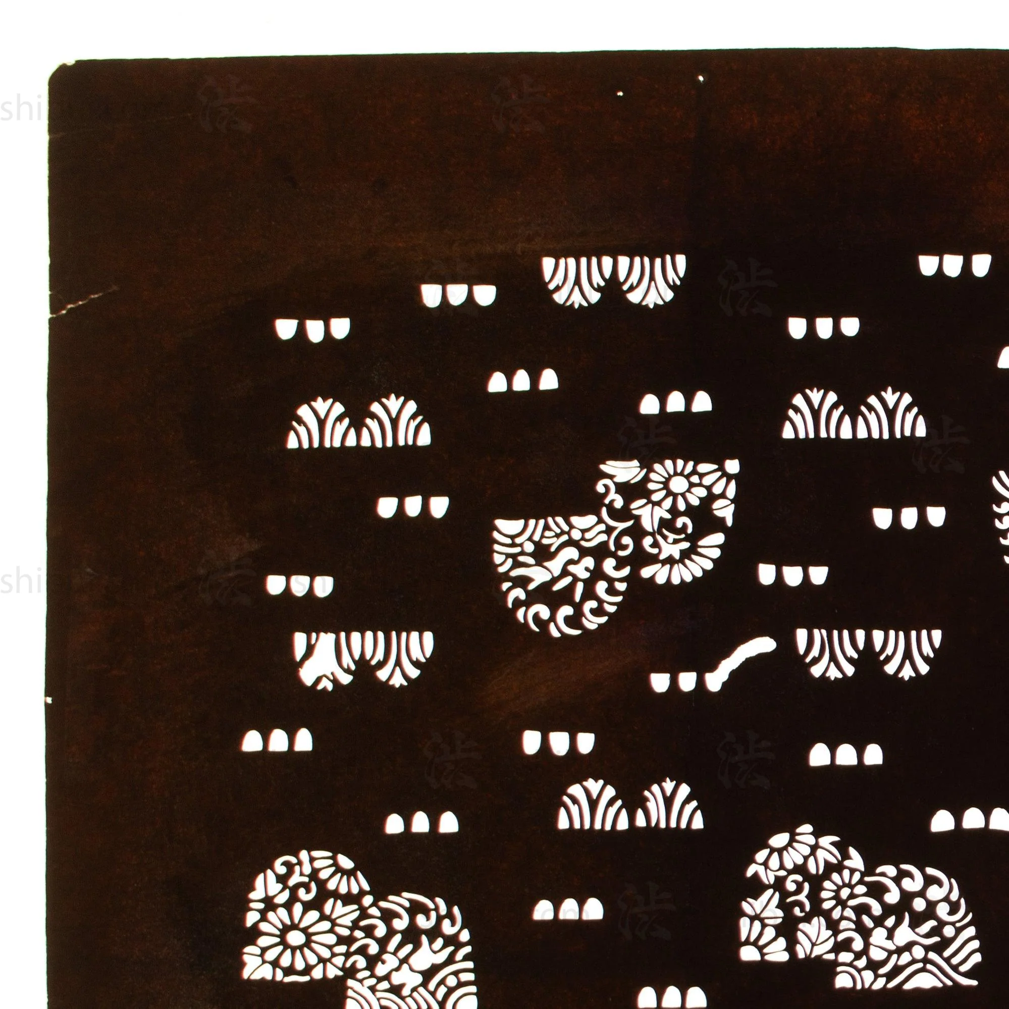 Meiji Rabbit Katagami | Japanese Lacquered Paper Stencil - Image 3
