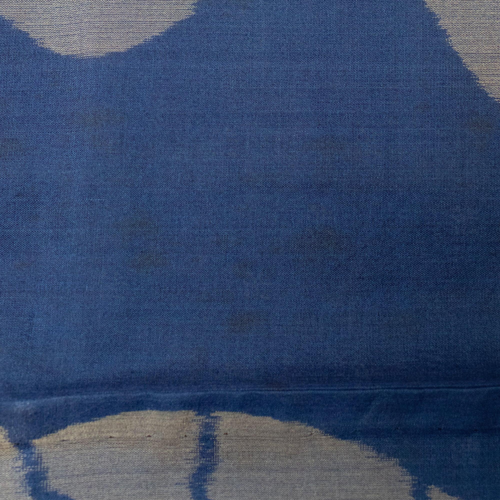 Meisen Kimono with Water and Wagon Wheel Motif - Image 7