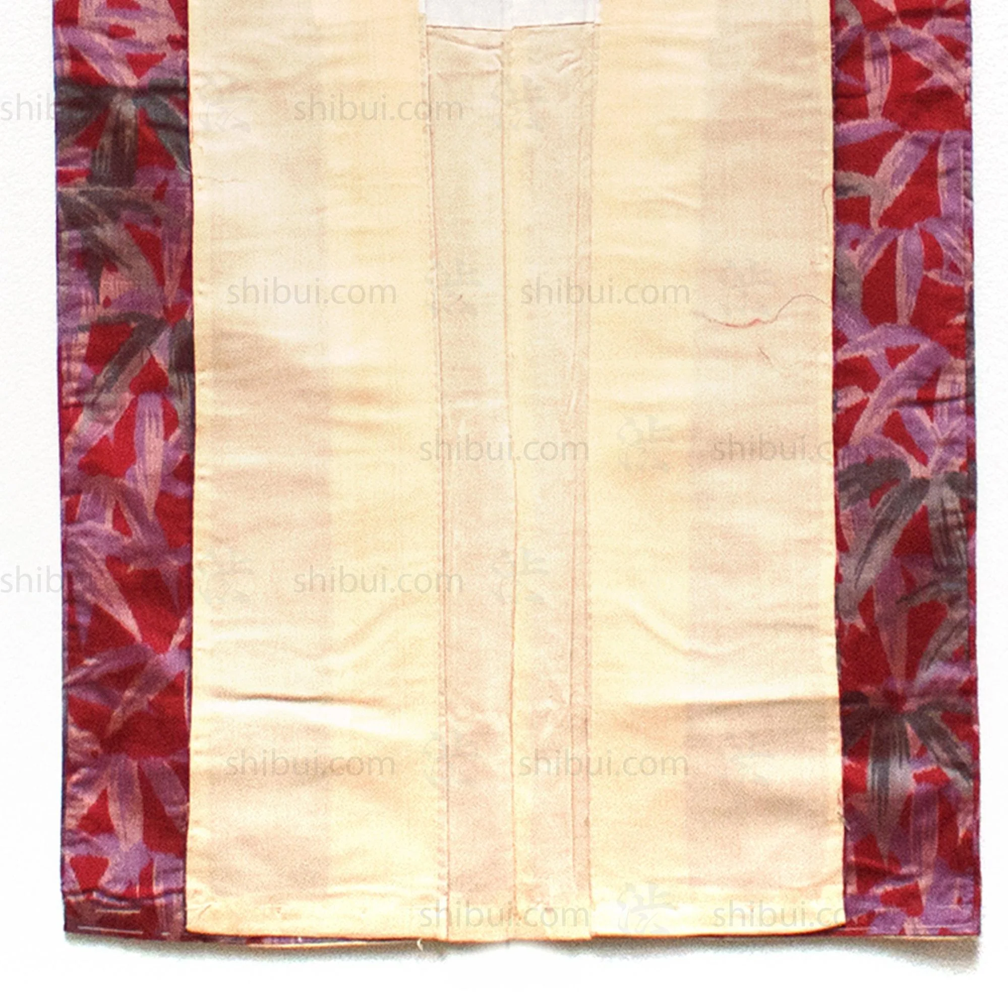 Meisen Silk Kimono with Bamboo Motif - Image 3