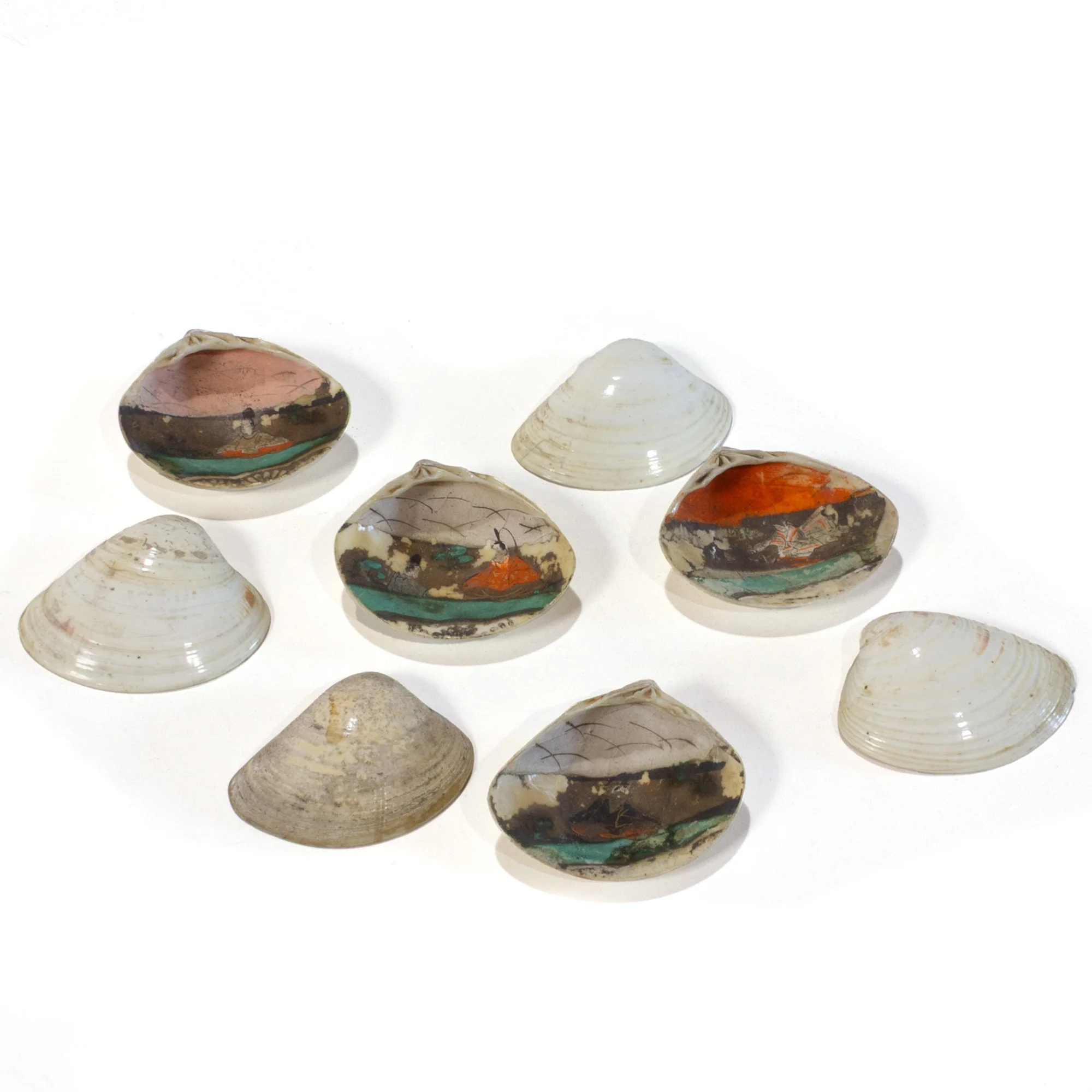 Kai-Awase Unmatched Painted Shells from Memory Game - Image 3