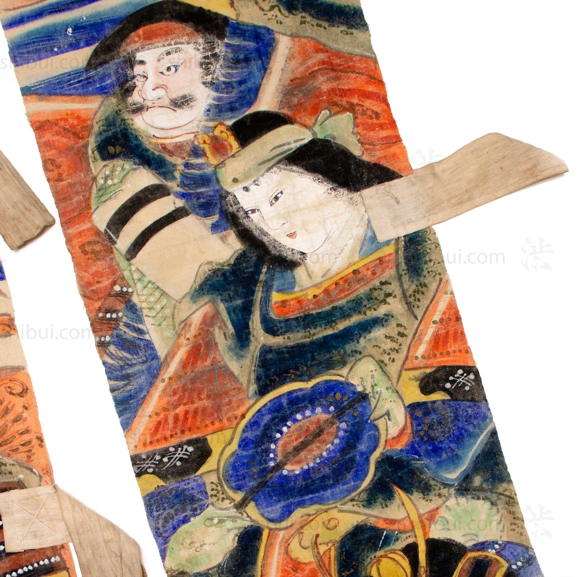 Nobori - Boys Day Banner Set of 2 | Empress Jingu, Her Son and Advisors - Image 7