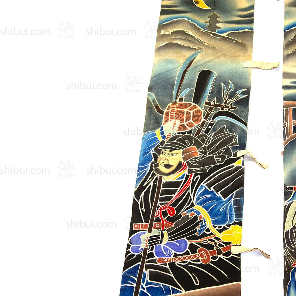 Nobori -Yoshitsune and Benkei Boys Day Banner Set - Image 3