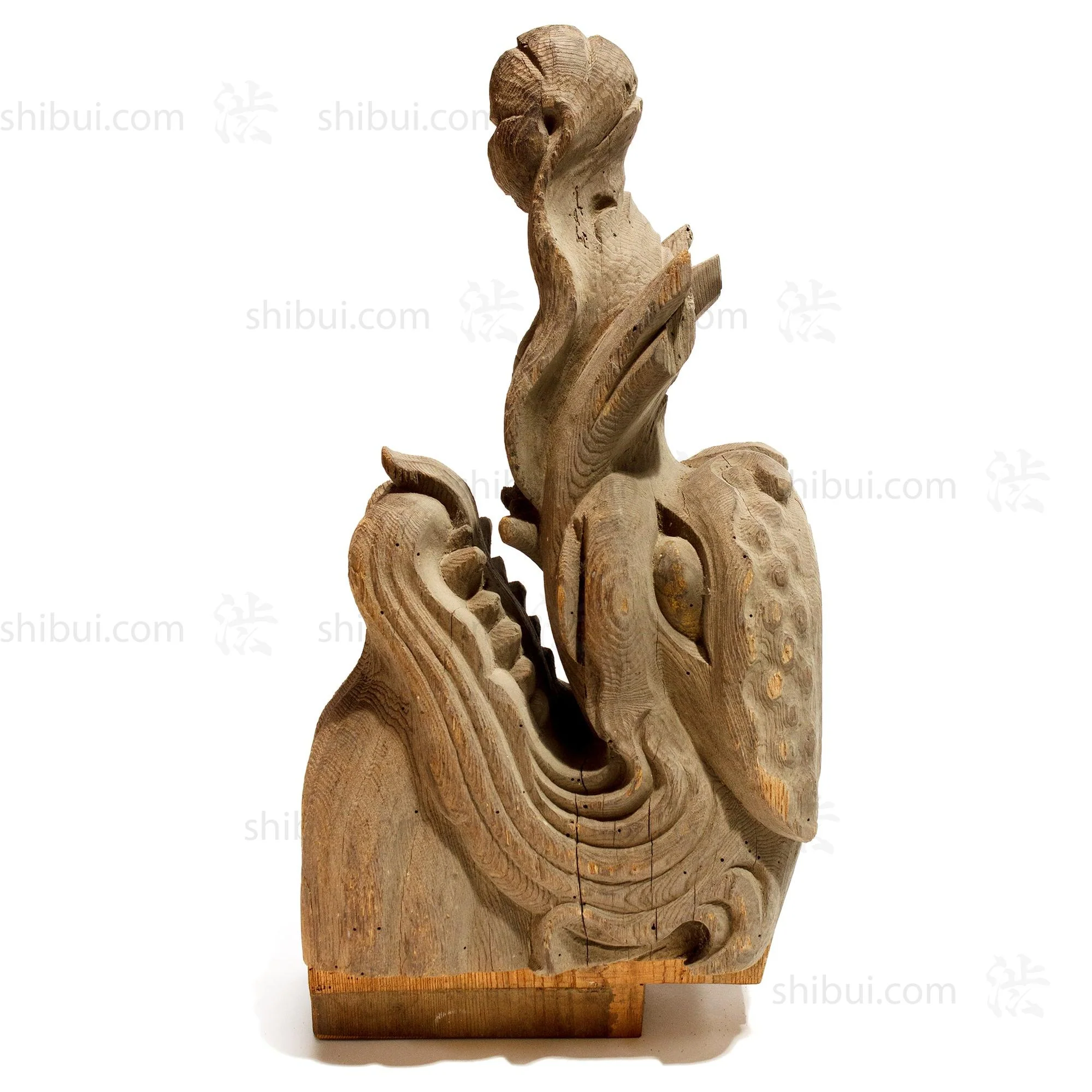 Pair of Hand Carved Baku Carvings - Image 6