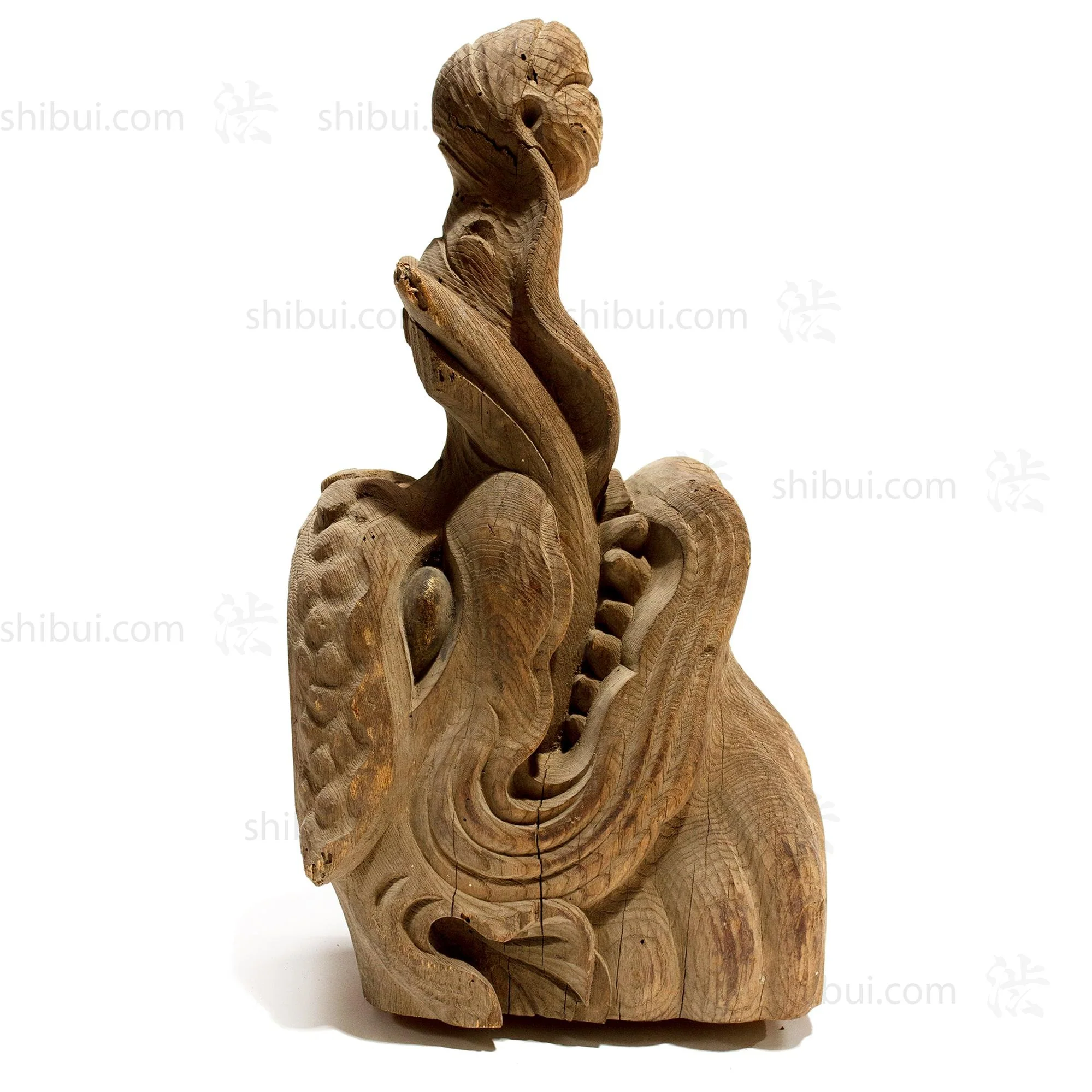 Pair of Hand Carved Baku Carvings - Image 7