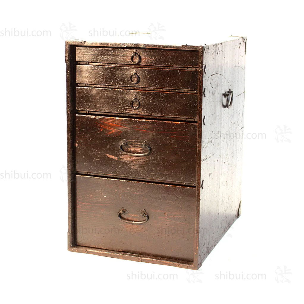 Antique Gyosho Bako | Japanese Peddler's Box