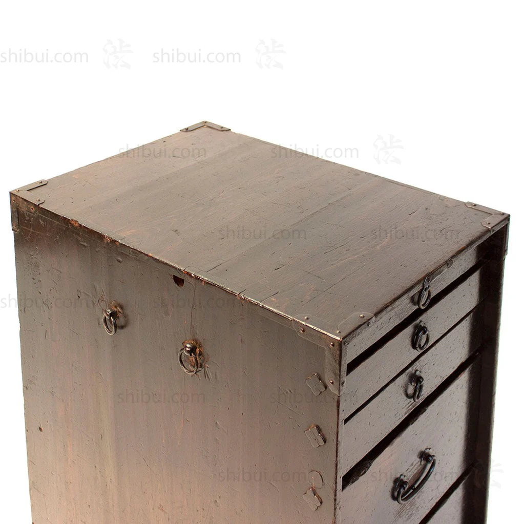 Antique Gyosho Bako | Japanese Peddler's Box - Image 4