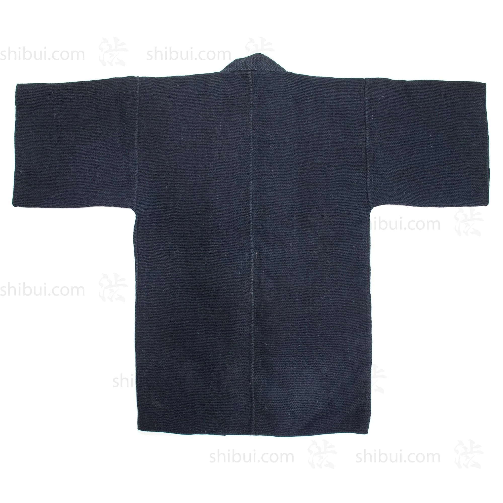 Hagoromo Shobo Hanten | Antique Japanese Reversible Sashiko Fireman's Coat - Image 8