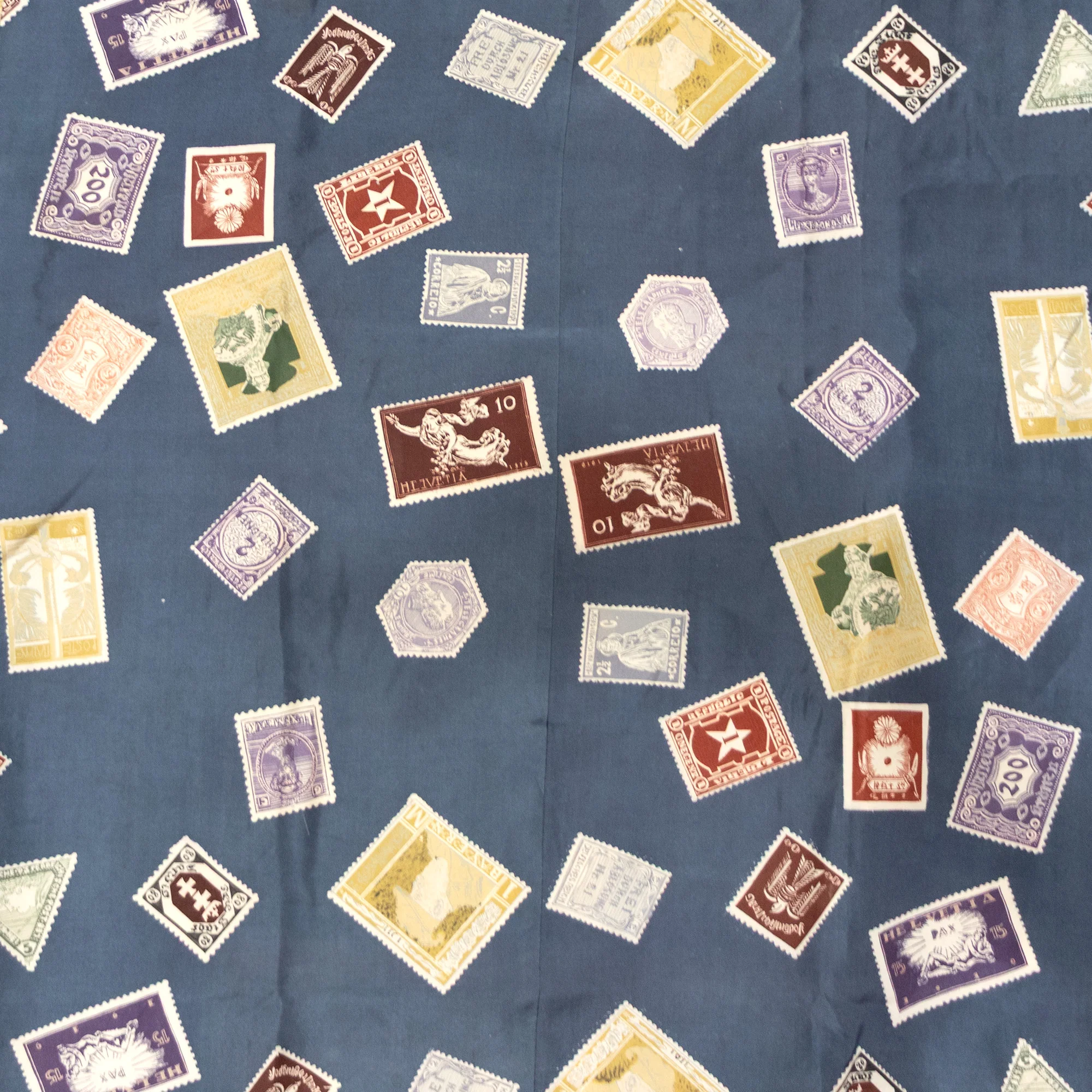 Rare Deco International Stamps Men's Juban Under Kimono - Image 6