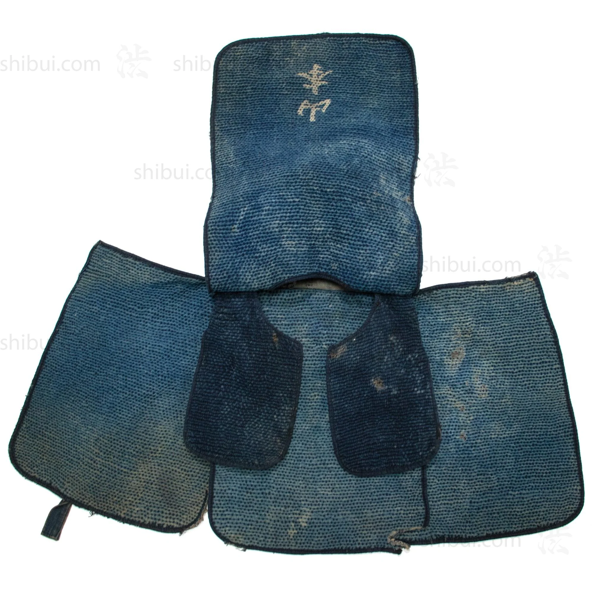 Antique Japanese Sashiko Fireman's Set - Image 8
