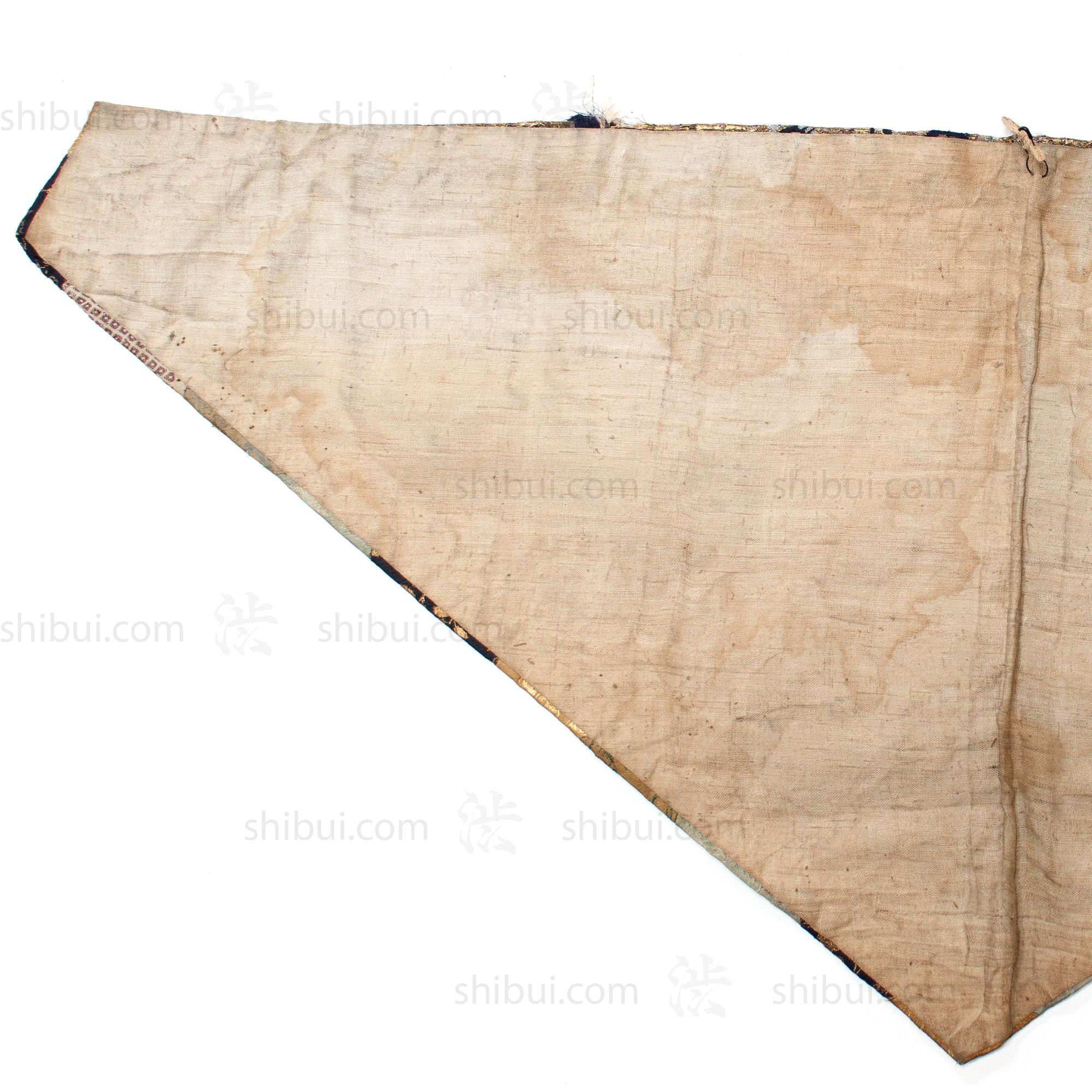 Rare Japanese Antique Patchwork Silk Temple Cloth - Image 4