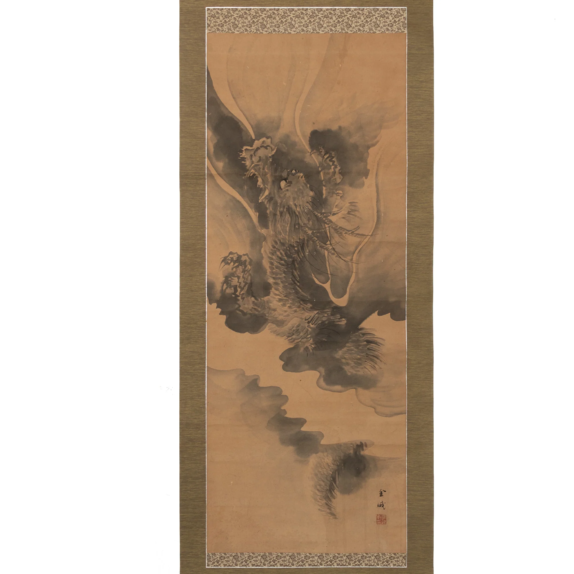 Rising Dragon Sumi-e Scroll - Image 3