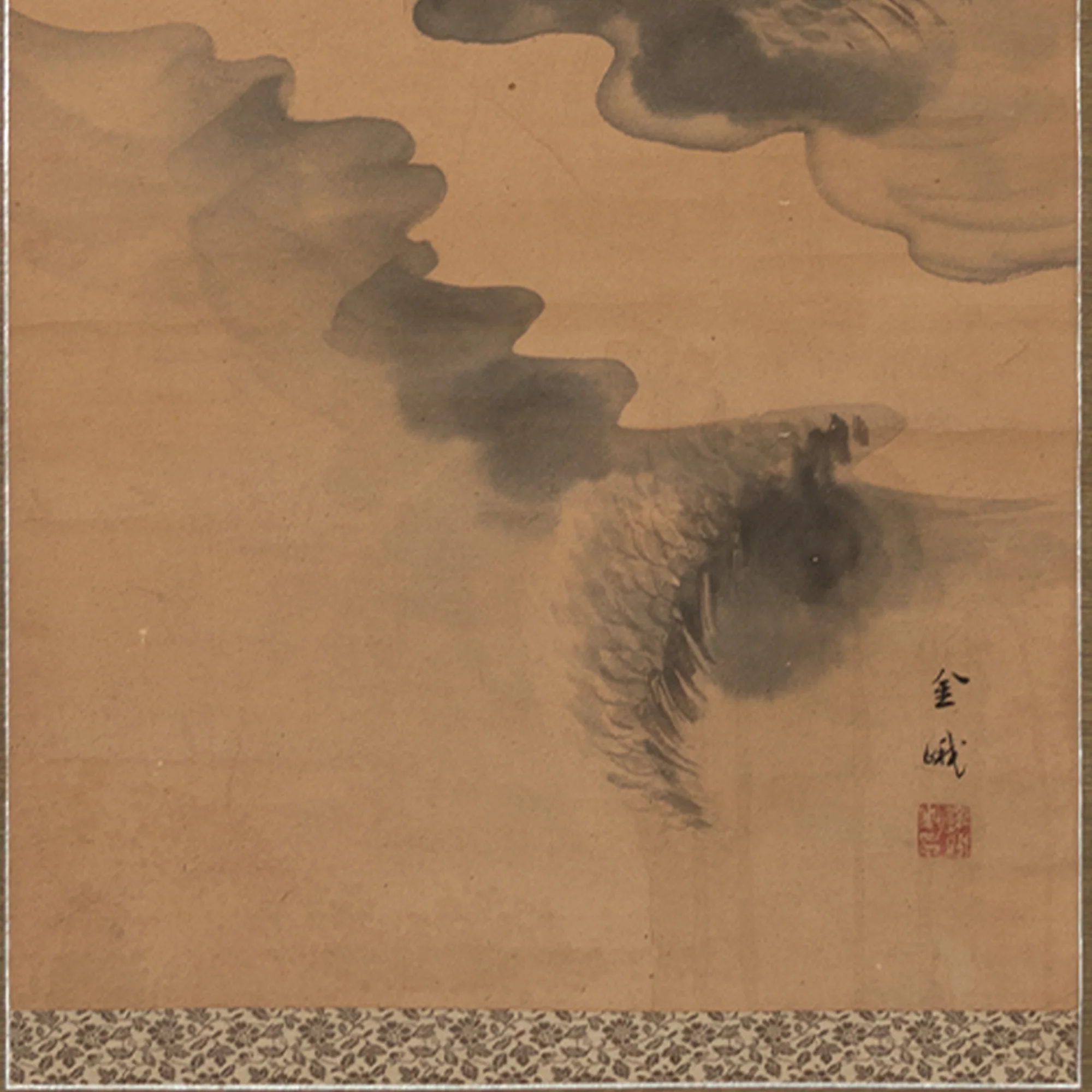 Rising Dragon Sumi-e Scroll - Image 4