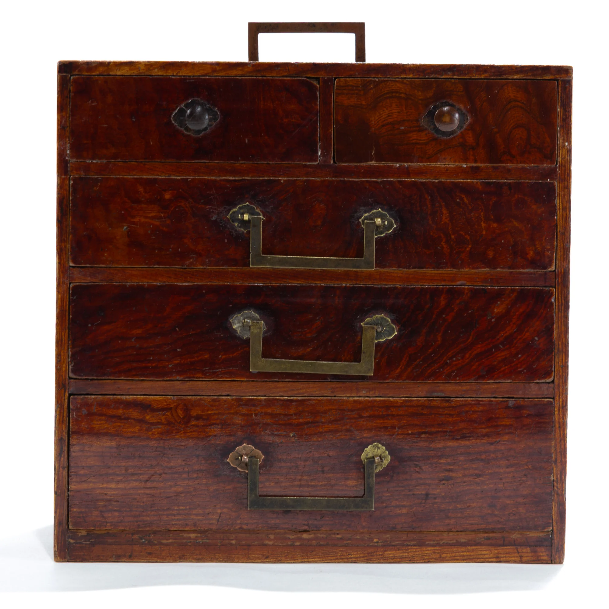 Sakata Hari Bako Japanese Antique Sewing Box - Image 2