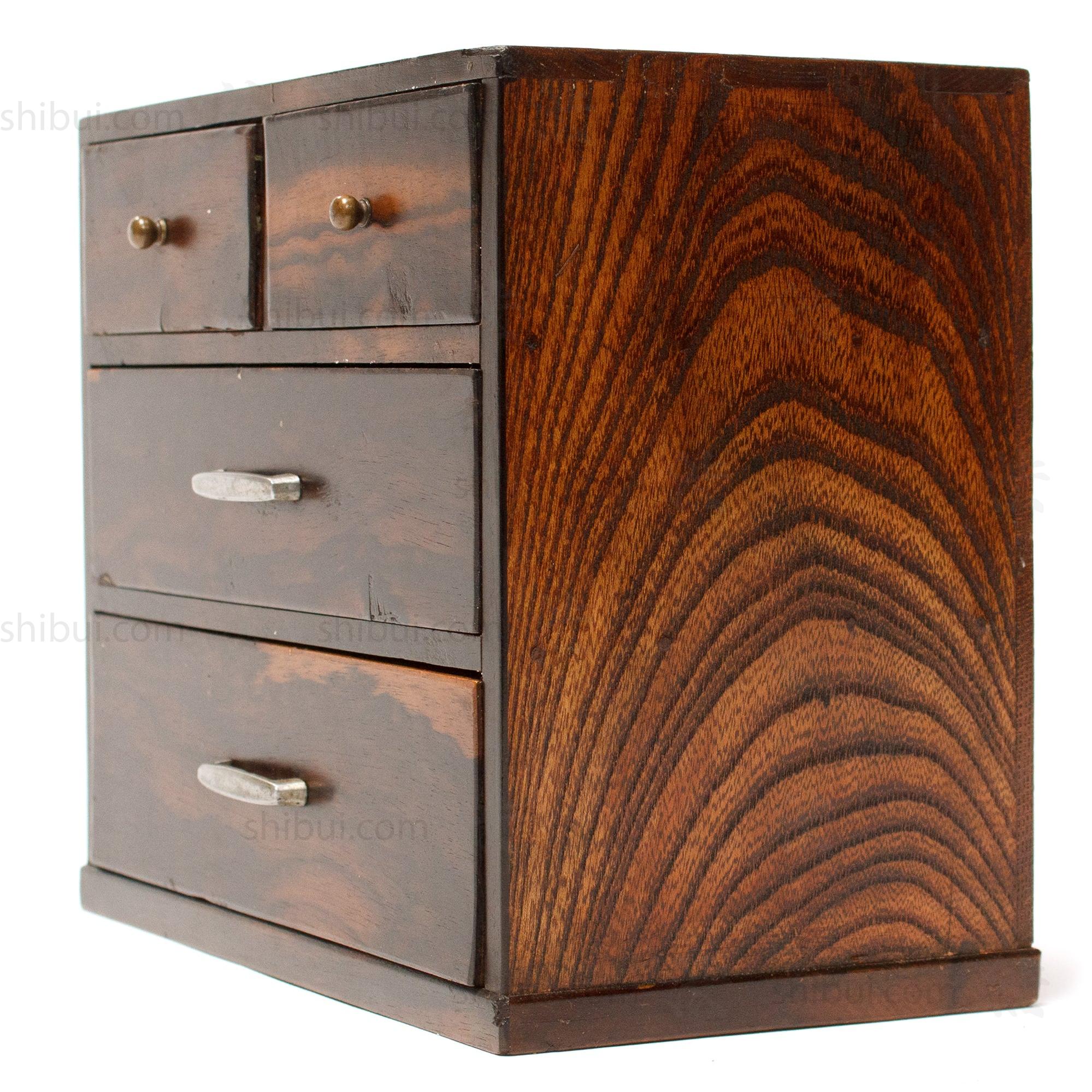 Sakata Hari Bako Japanese Antique Sewing Box - Image 2