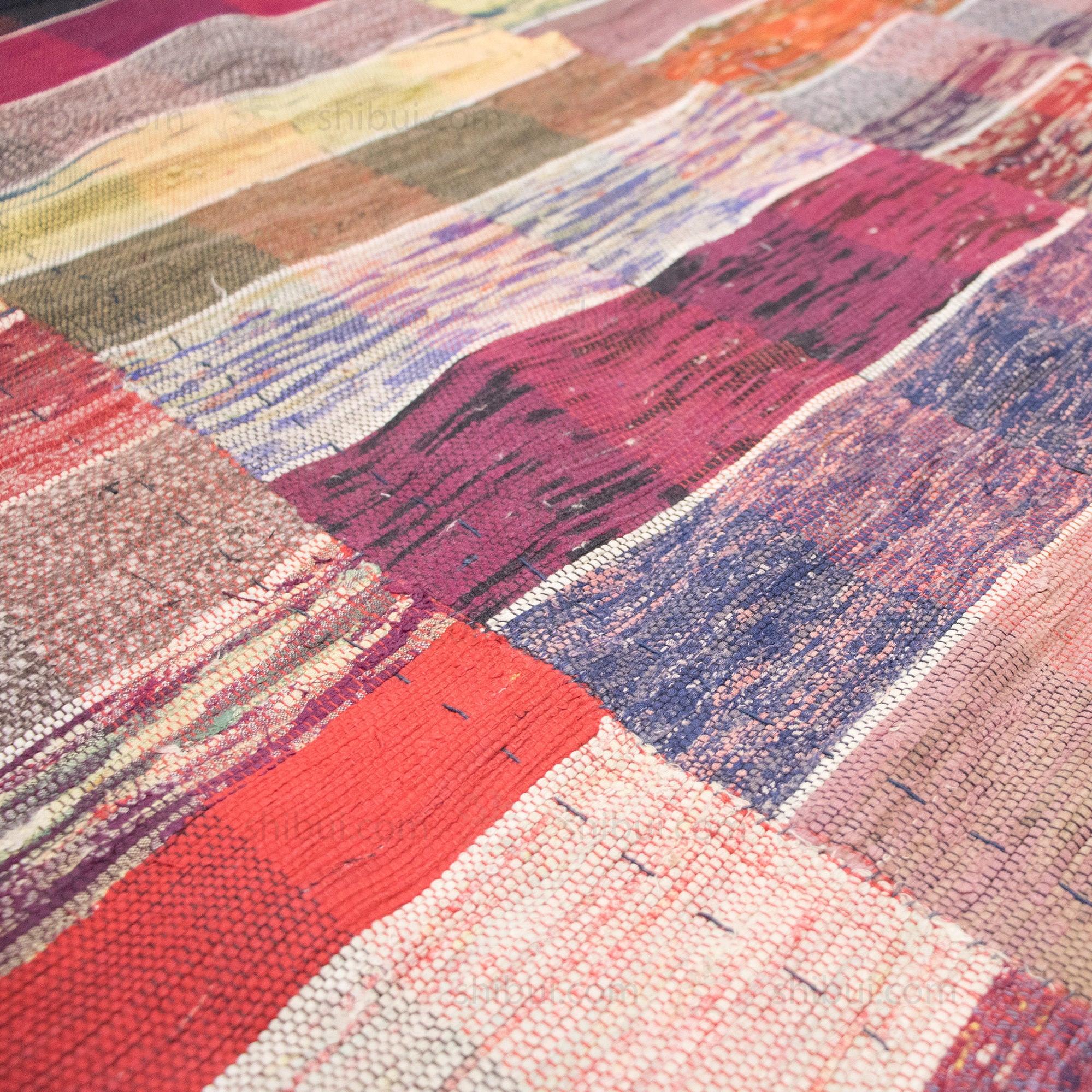 Sakiori Blanket |  Japanese Ragweave Folk Textile Recycling - Image 3