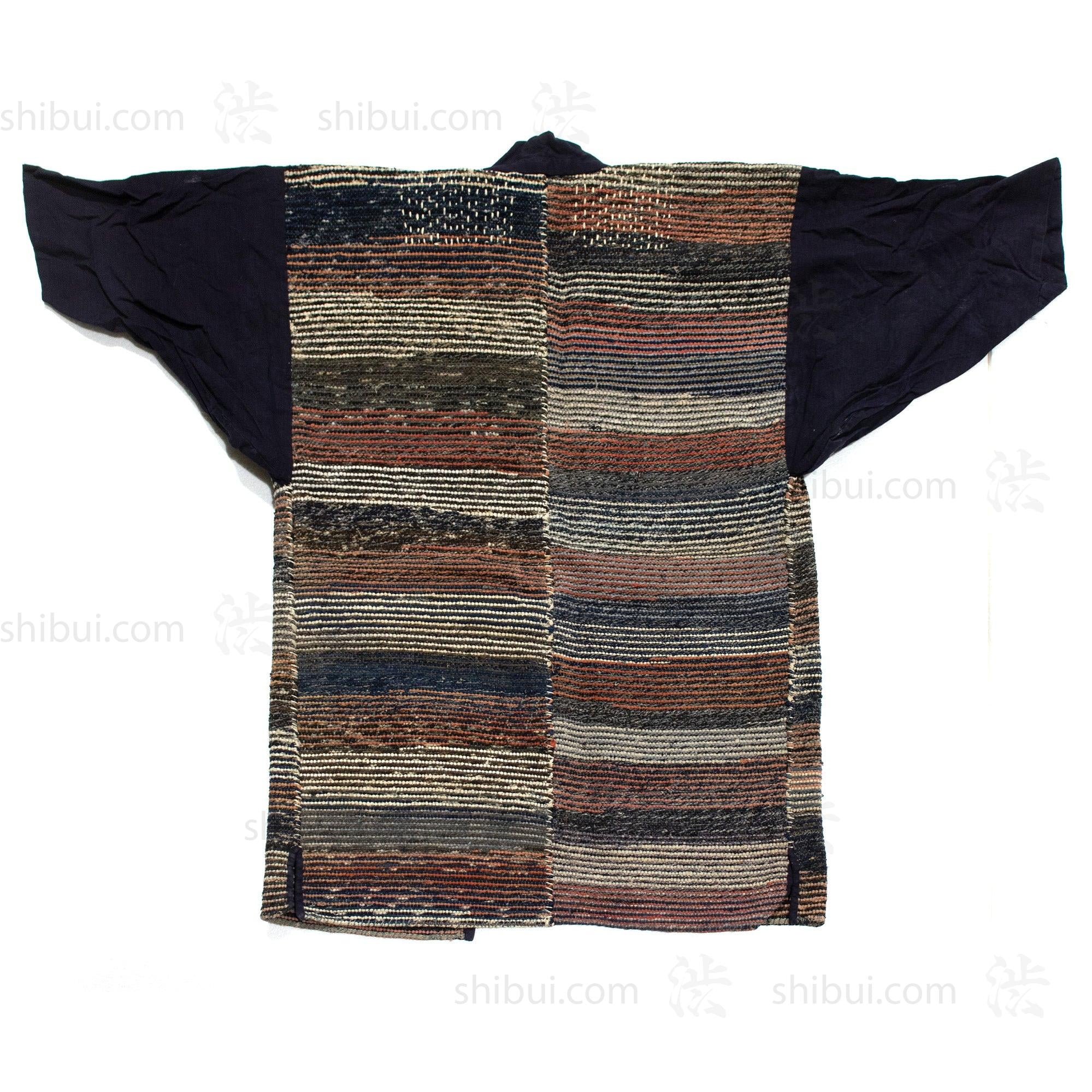 Sakiori Farmer's Coat | Japanese Folk Textile Upcycling - Image 4
