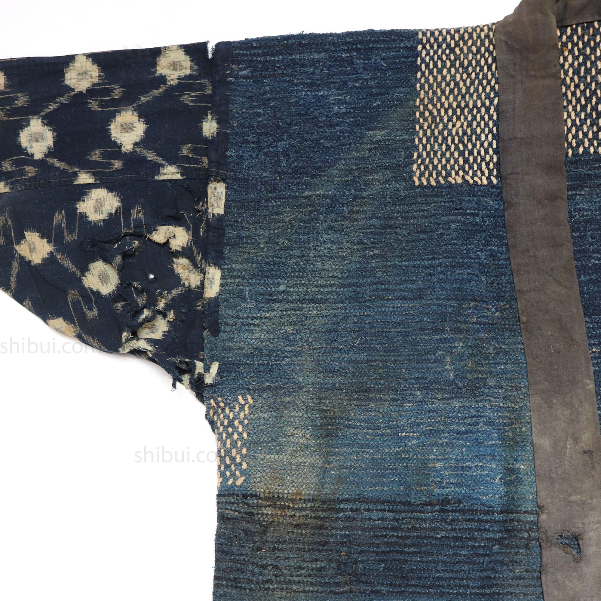 Sakiori and Sashiko Farmer's Coat | Japanese Traditional Textile Recycling - Image 2