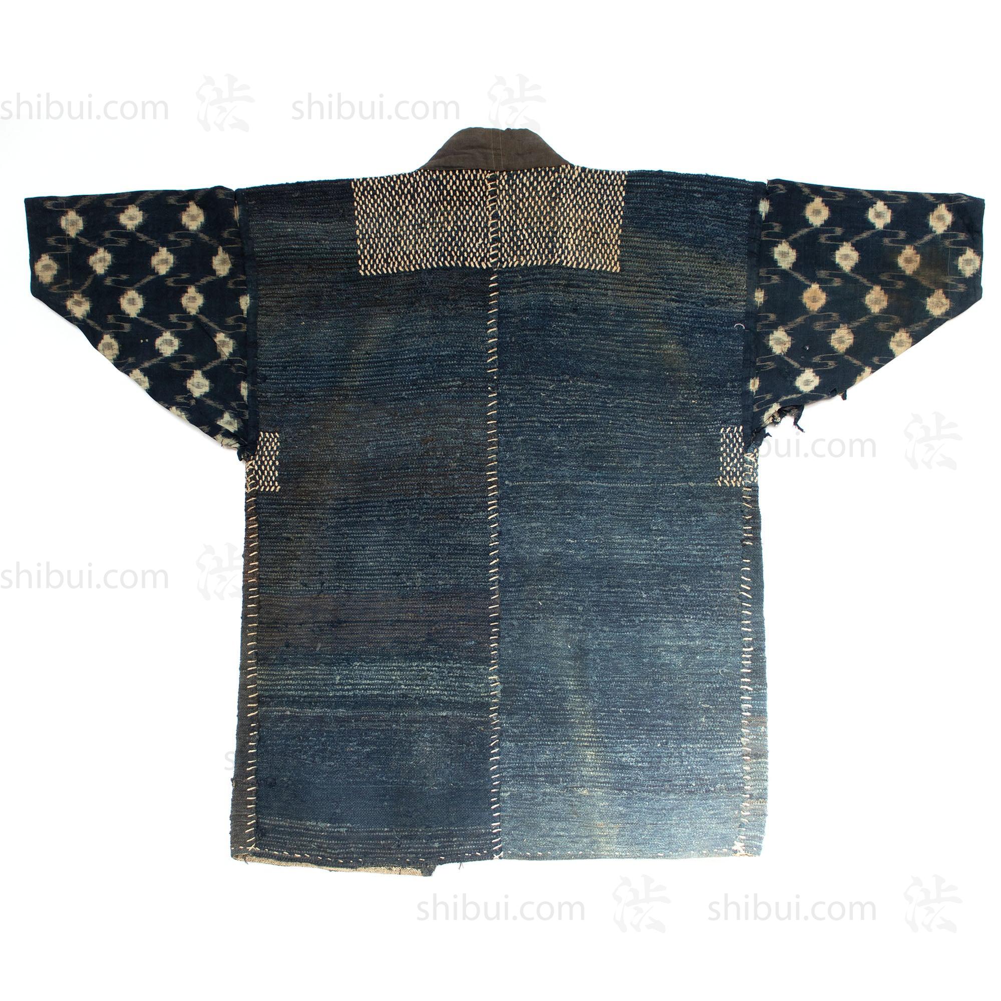 Sakiori and Sashiko Farmer's Coat | Japanese Traditional Textile Recycling - Image 4