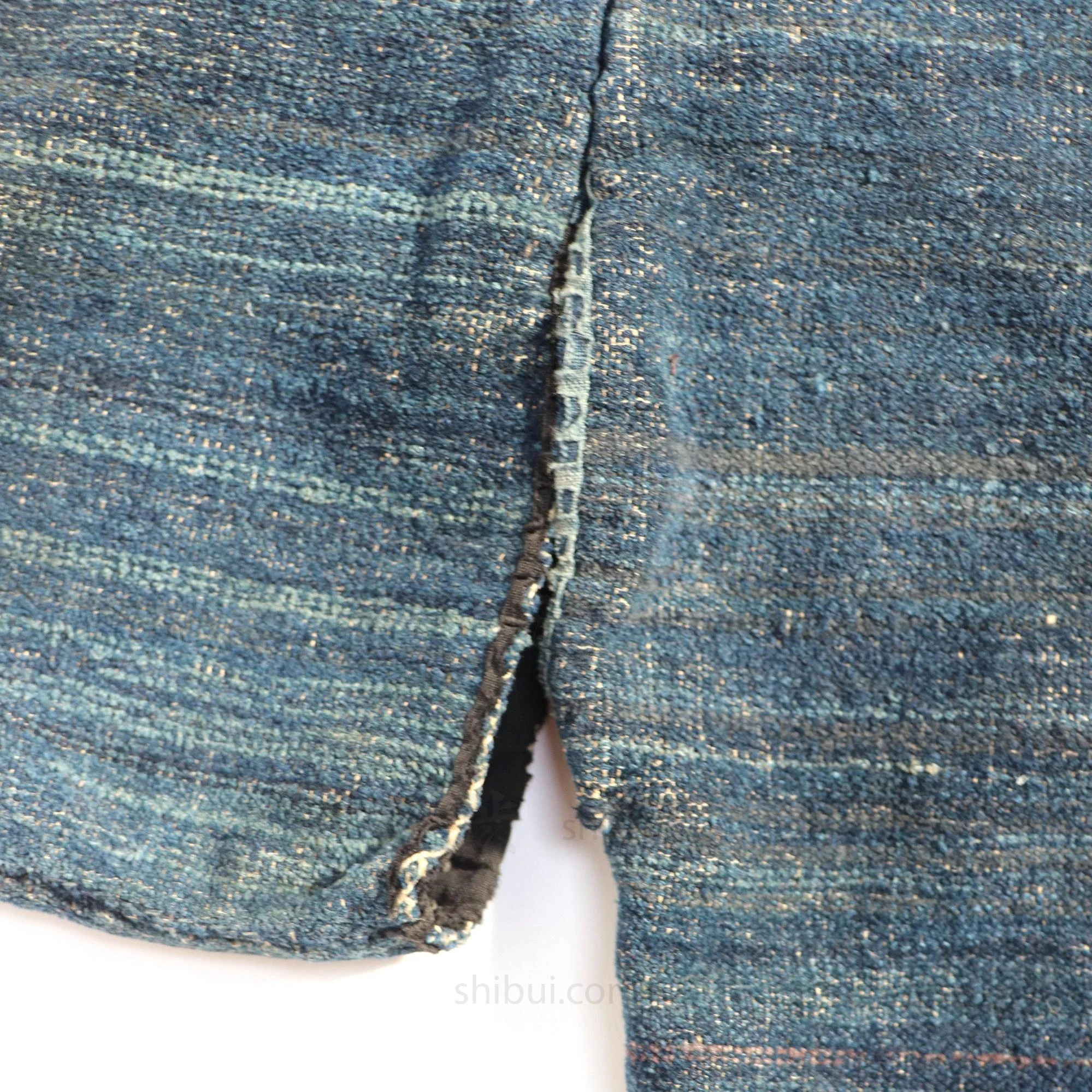 Sakiori Farmer's Jacket | Japanese Indigo Folk Textile | Noragi - Image 4