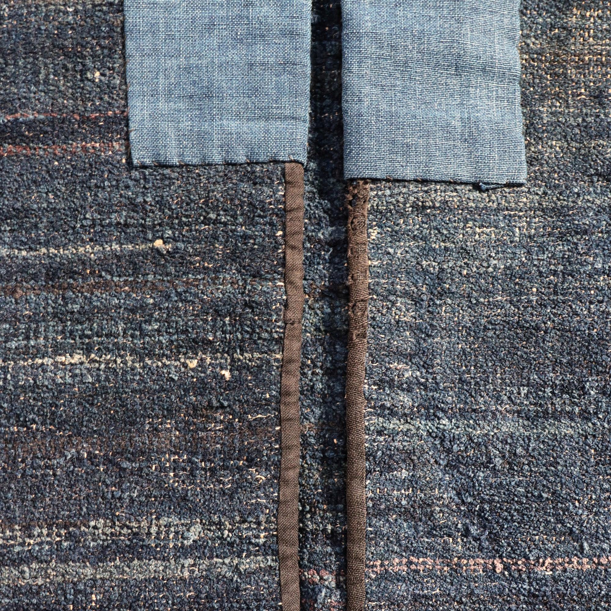 Sakiori Farmer's Jacket | Japanese Indigo Folk Textile | Noragi - Image 5