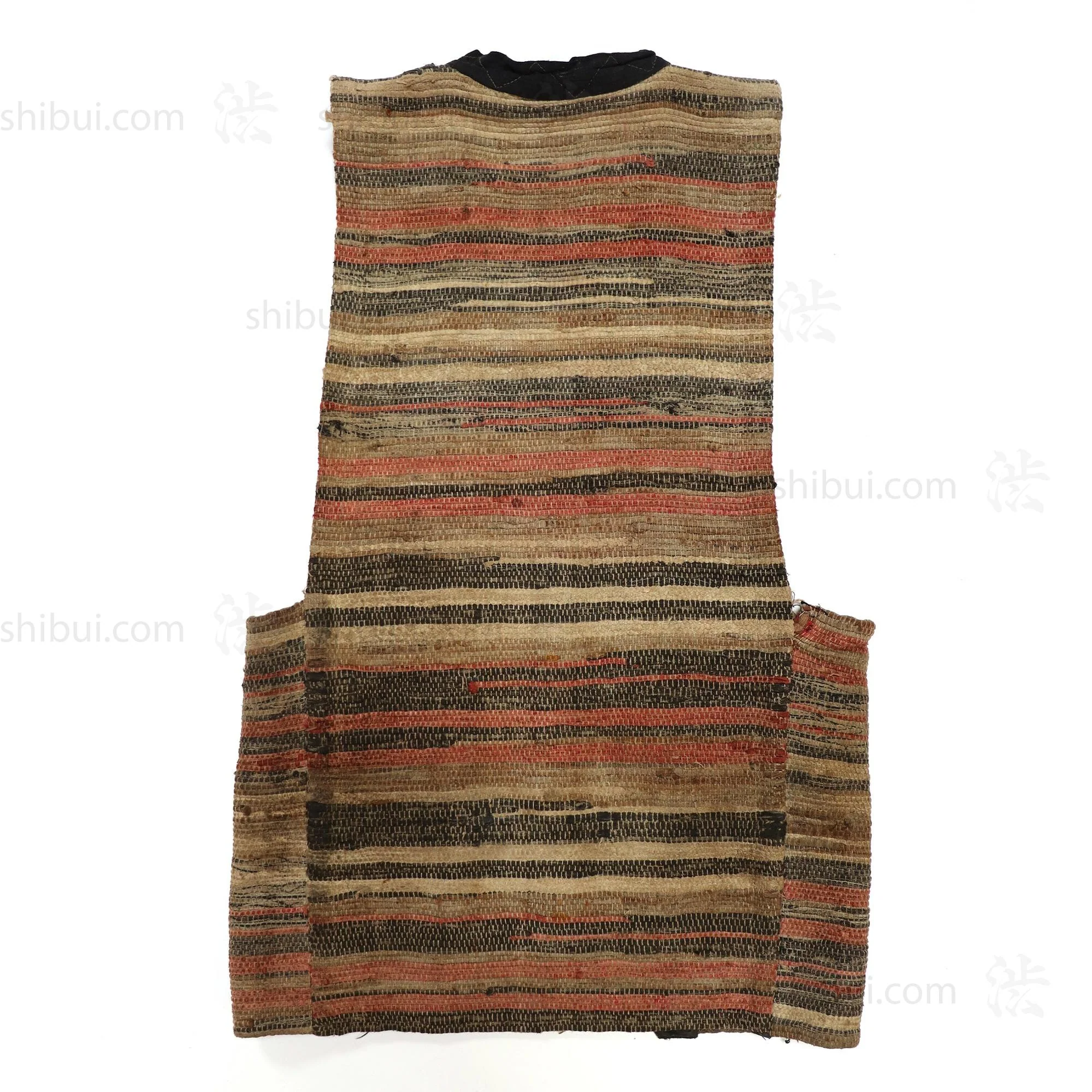 Sakiori Farmer's Vest | Japanese Folk Textile Upcycling - Image 4