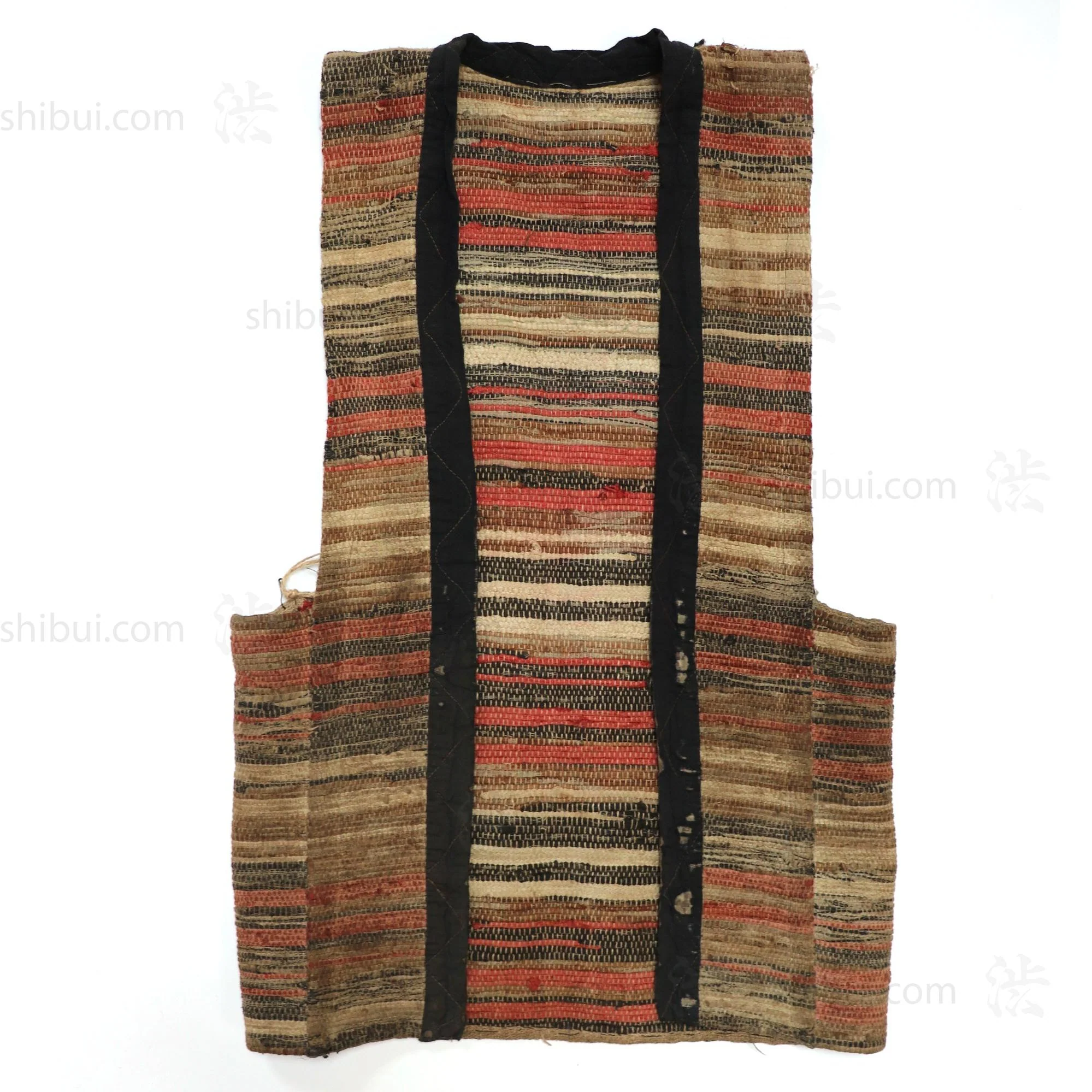 Sakiori Farmer's Vest | Japanese Folk Textile Upcycling - Image 8