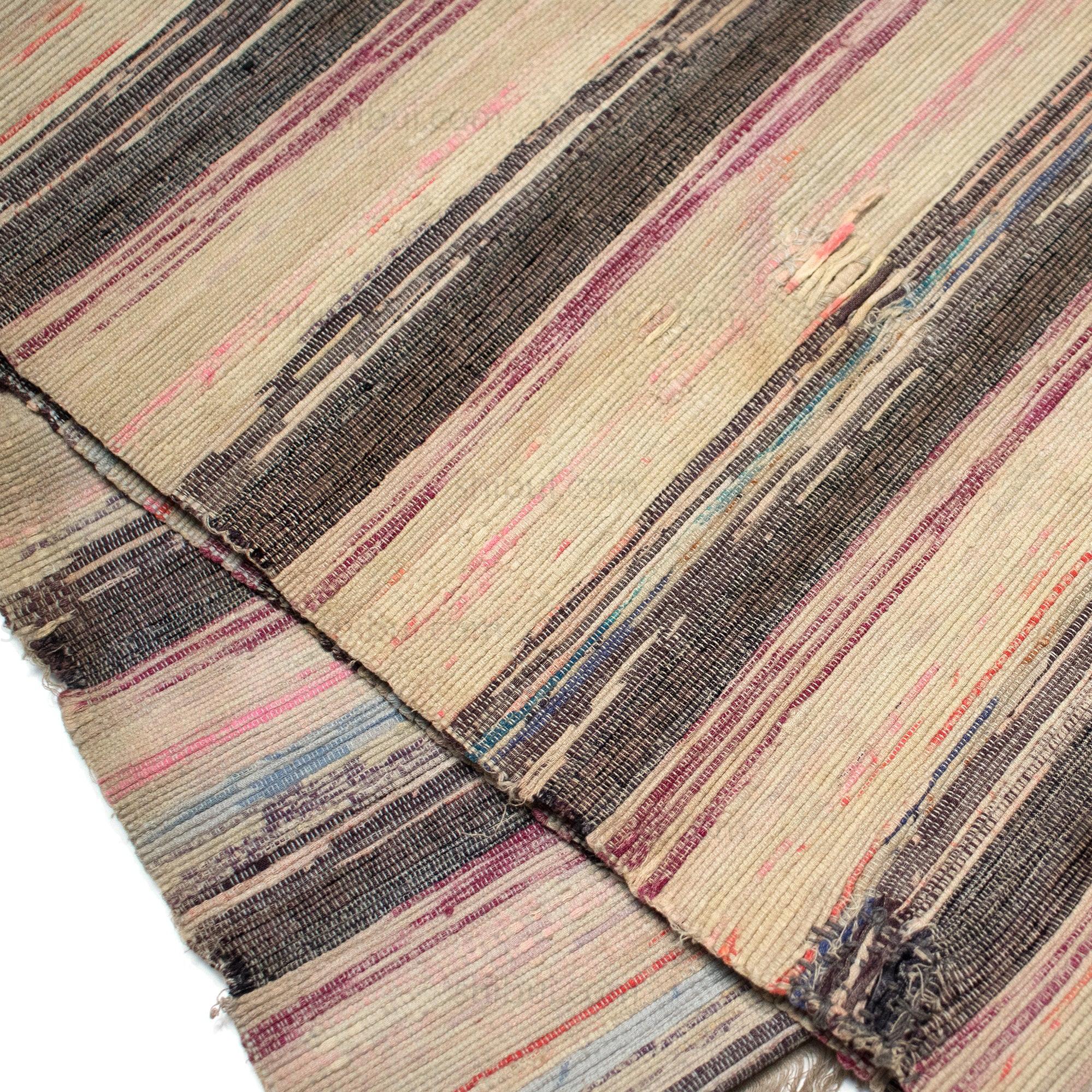Sakiori Obi | Recycled Silk Upcycled Ragweave Belt - Image 4