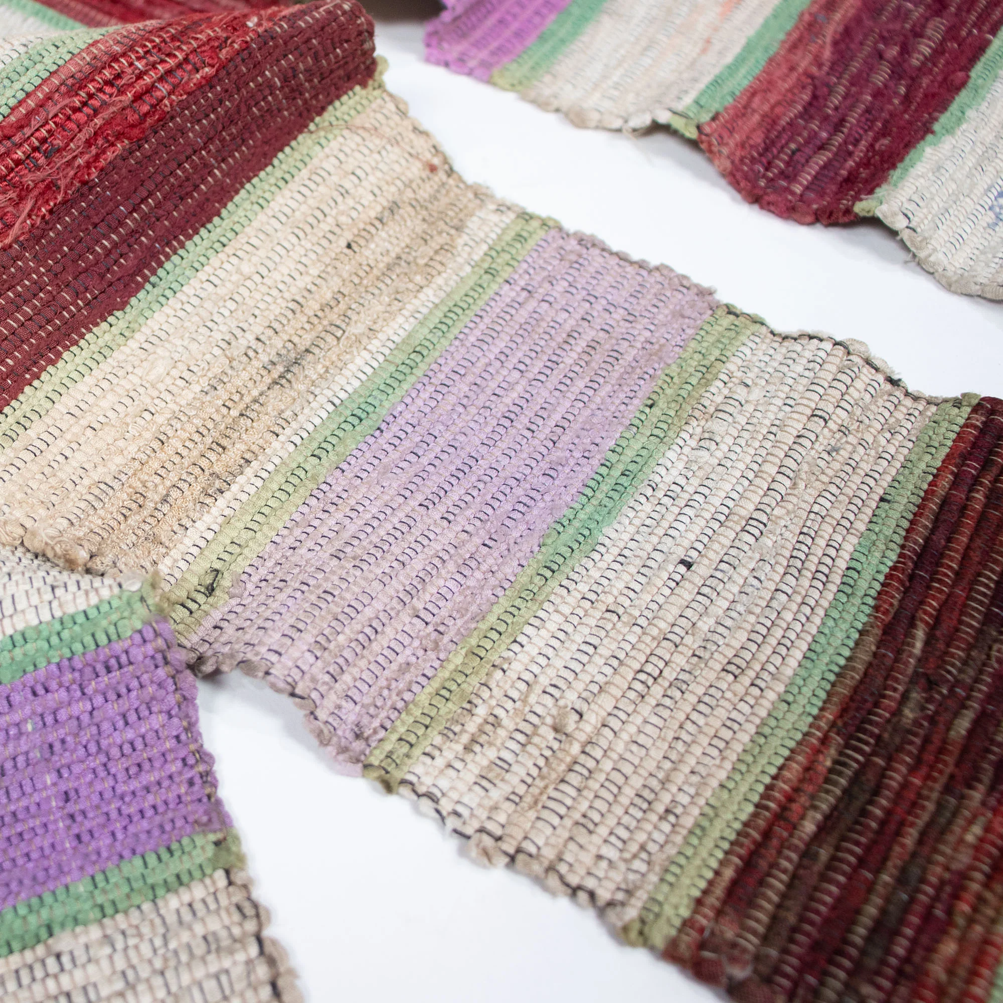 Sakiori Obi | Recycled Silk Upcycled Ragweave Belt - Image 2
