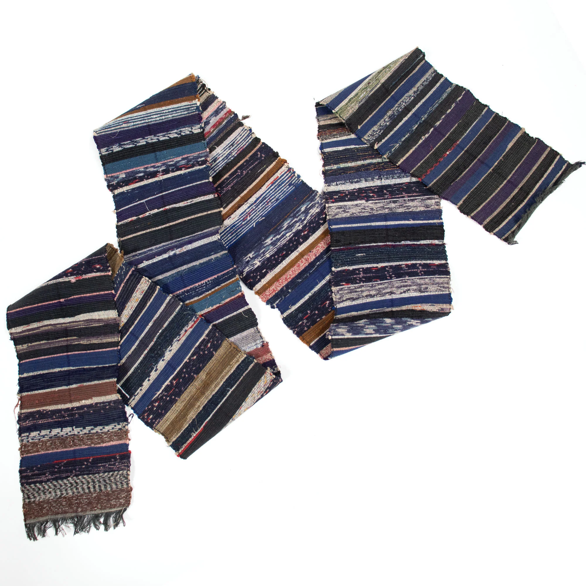 Sakiori Obi | Recycled Silk Upcycled Ragweave Belt - Image 3