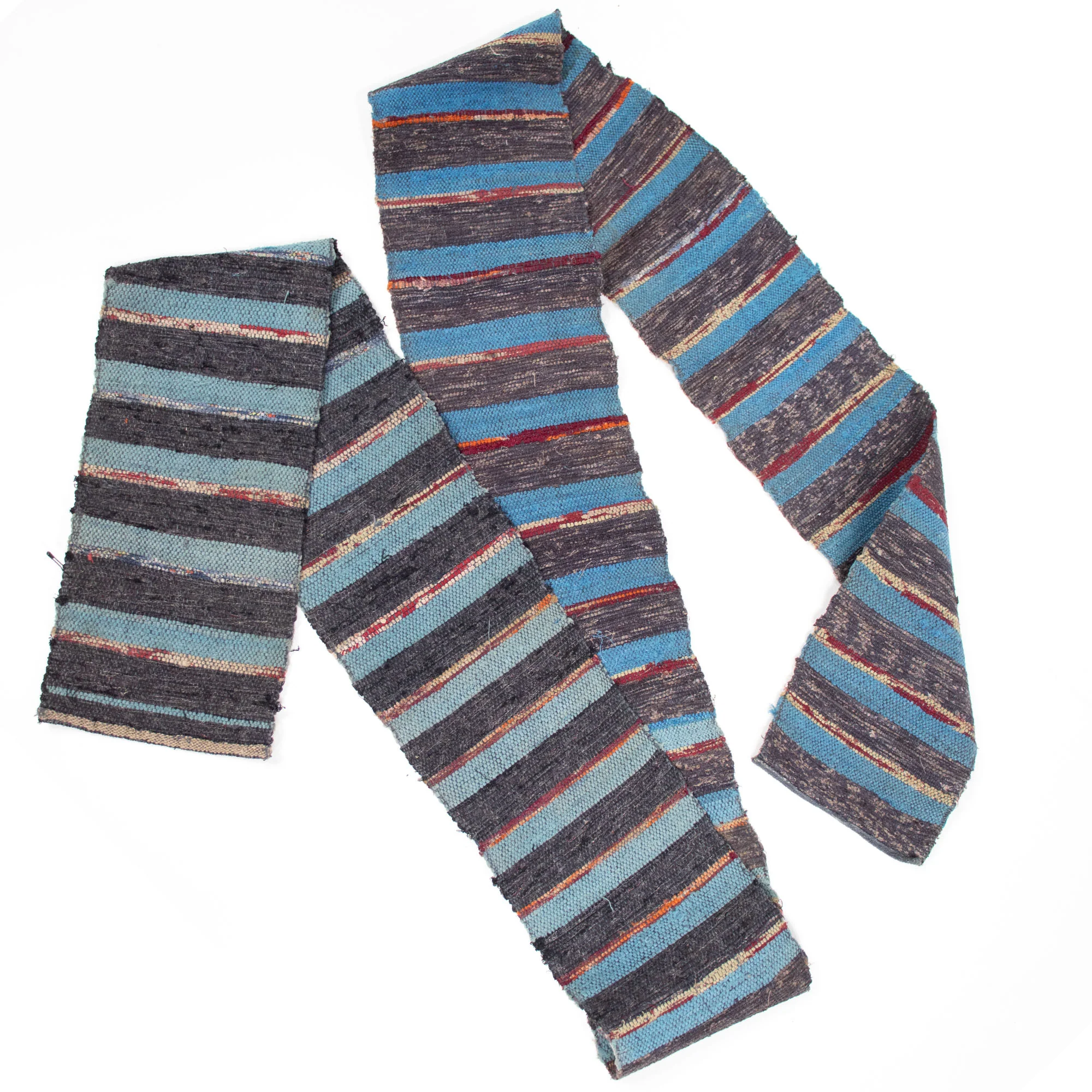 Sakiori Obi | Recycled Silk Upcycled Ragweave Belt - Image 2
