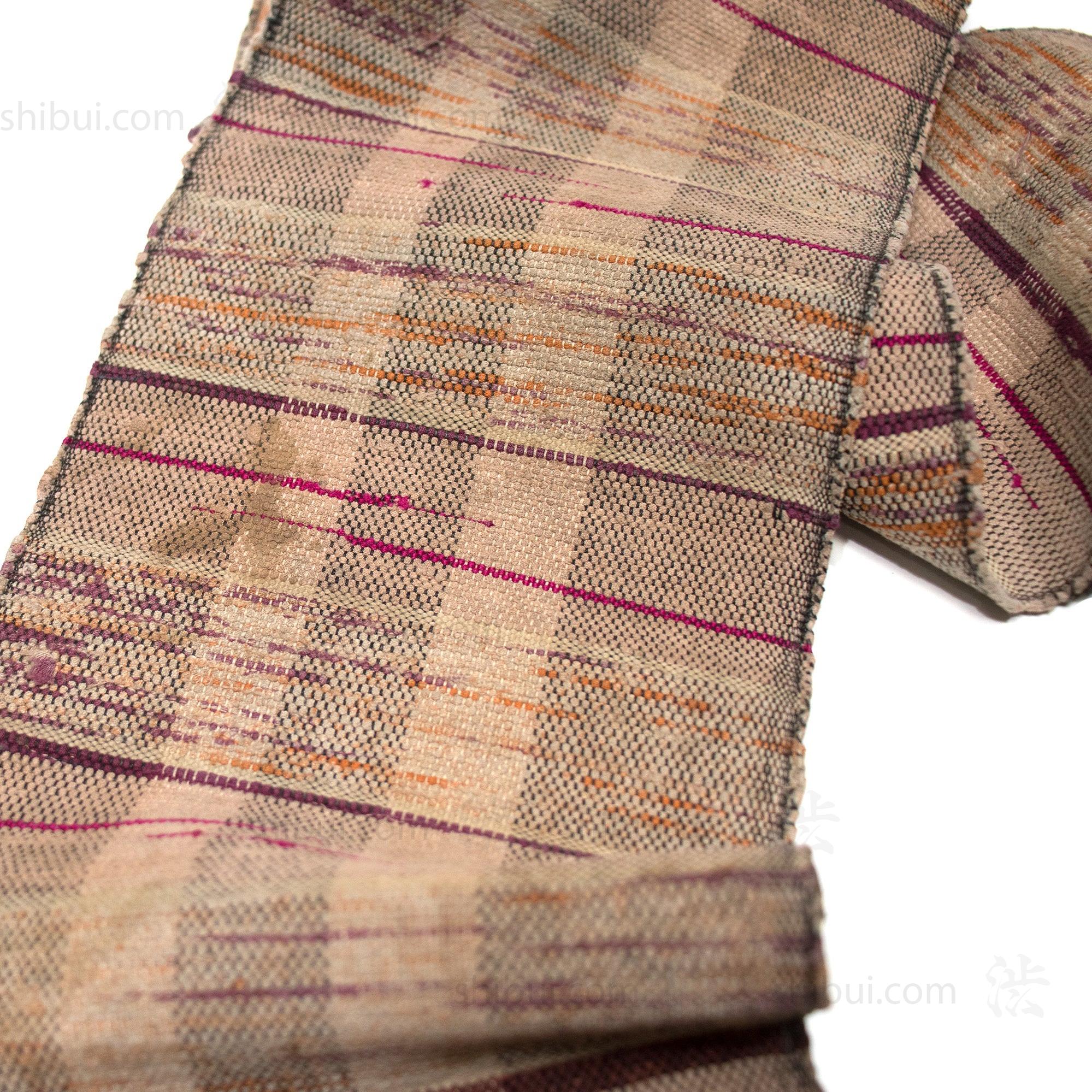 Sakiori Obi | Recycled Silk Upcycled Ragweave Belt - Image 2