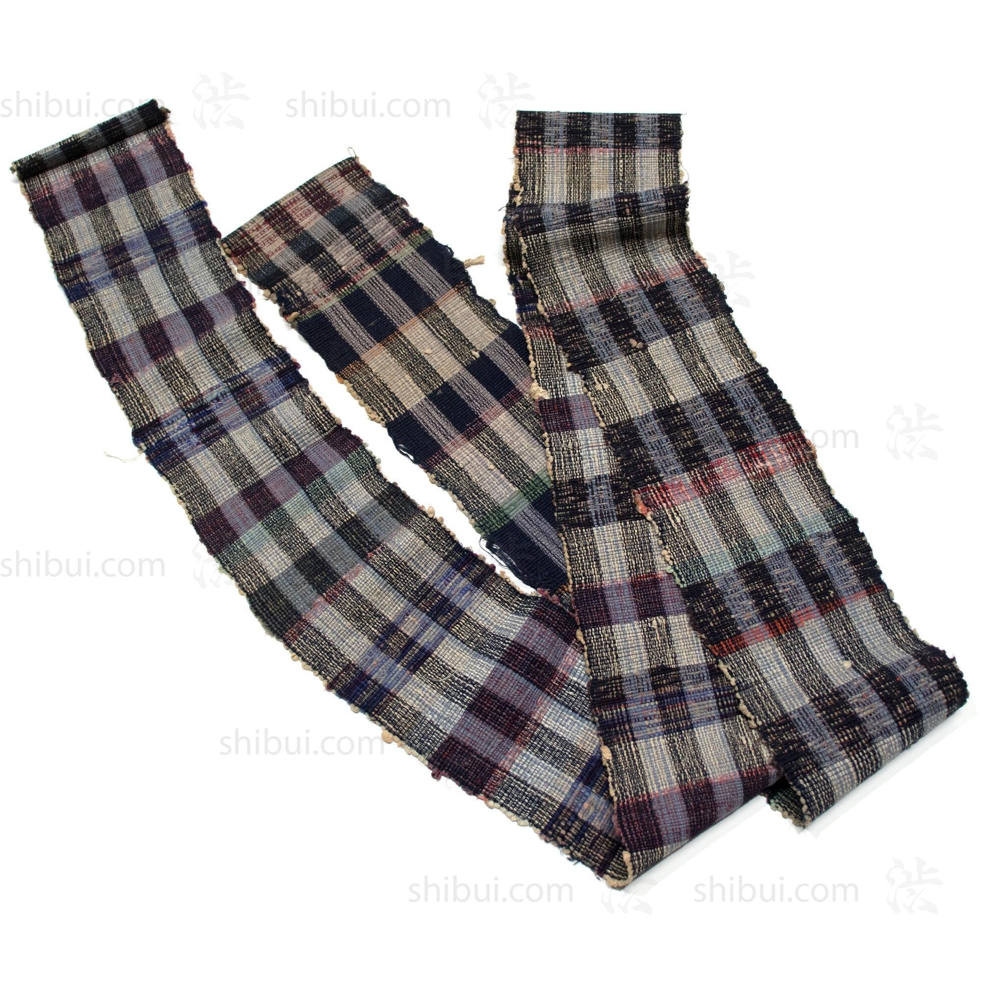 Sakiori Obi | Recycled Silk Upcycled Ragweave Belt - Image 3