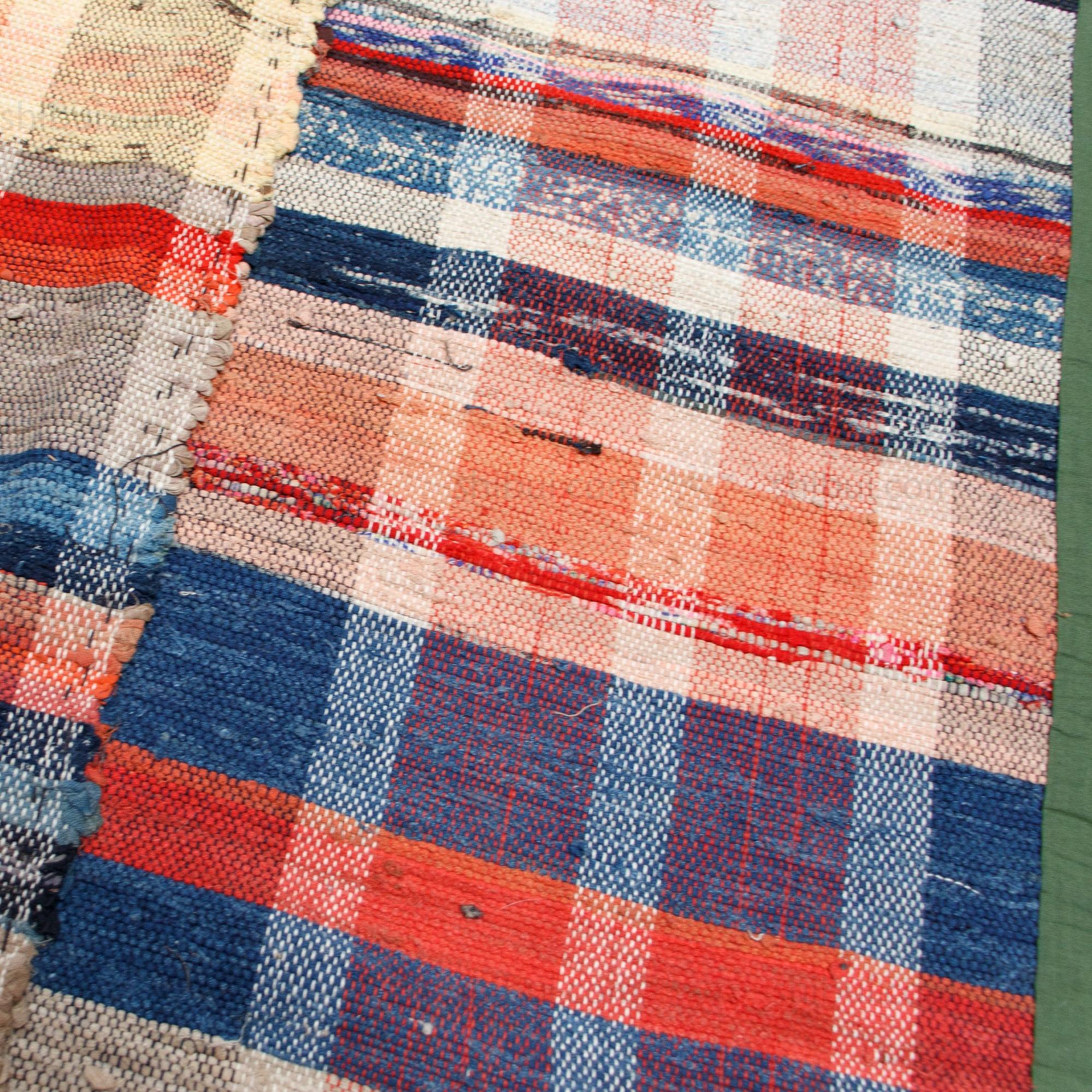 Sakiori Rug |  Japanese Ragweave Folk Textile Recycling - Image 12