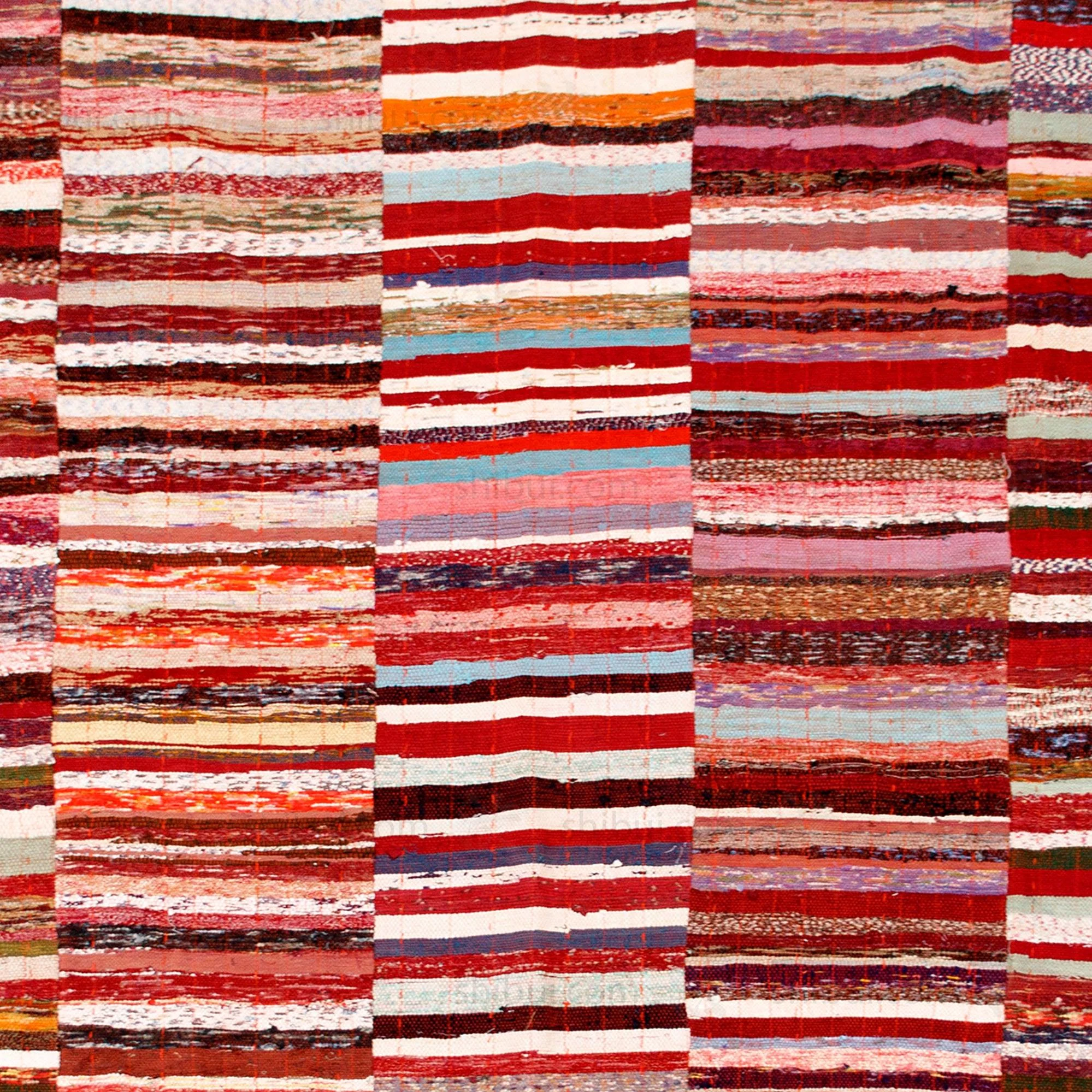 Sakiori Rug |  Japanese Ragweave Folk Textile Recycling - Image 3