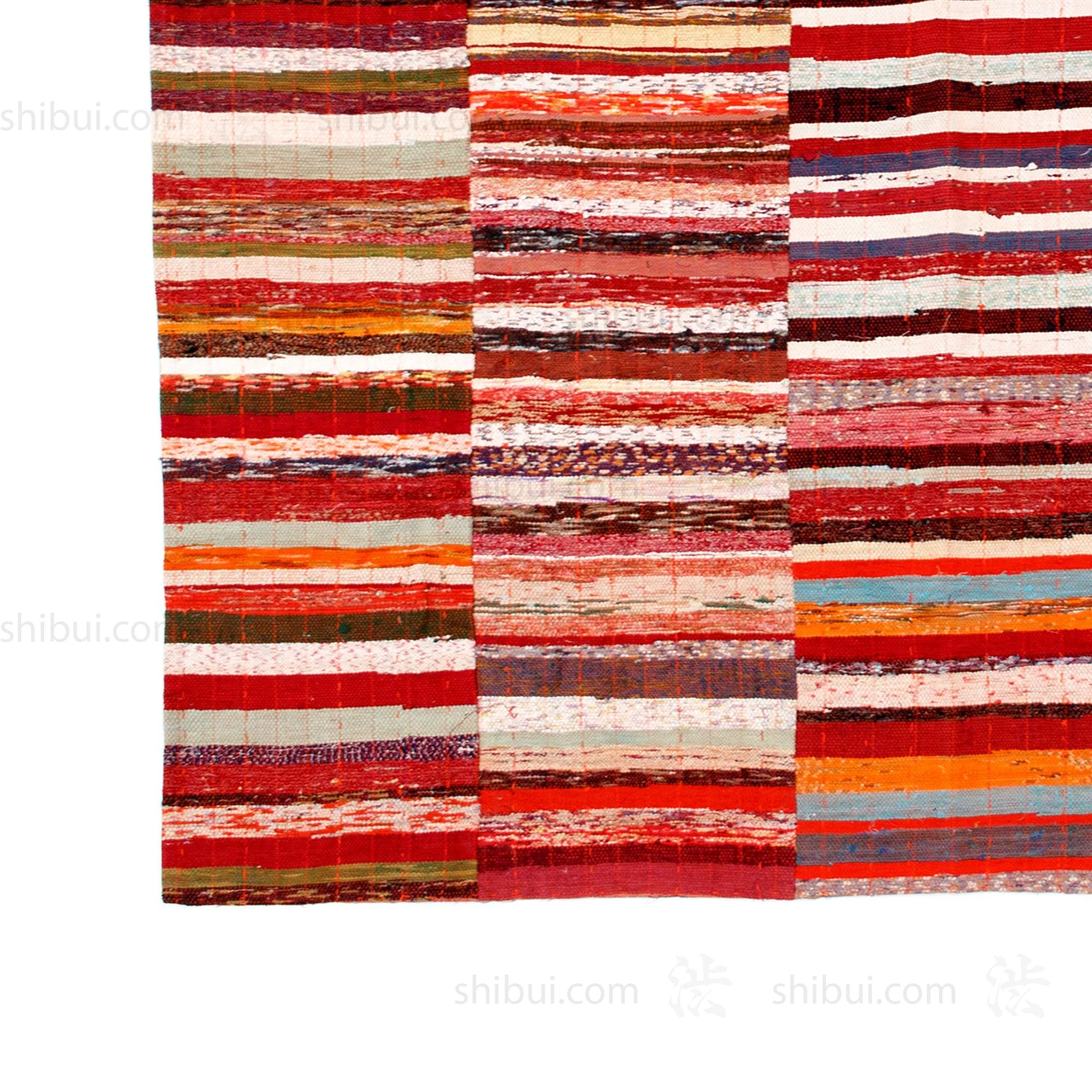 Sakiori Rug |  Japanese Ragweave Folk Textile Recycling - Image 4