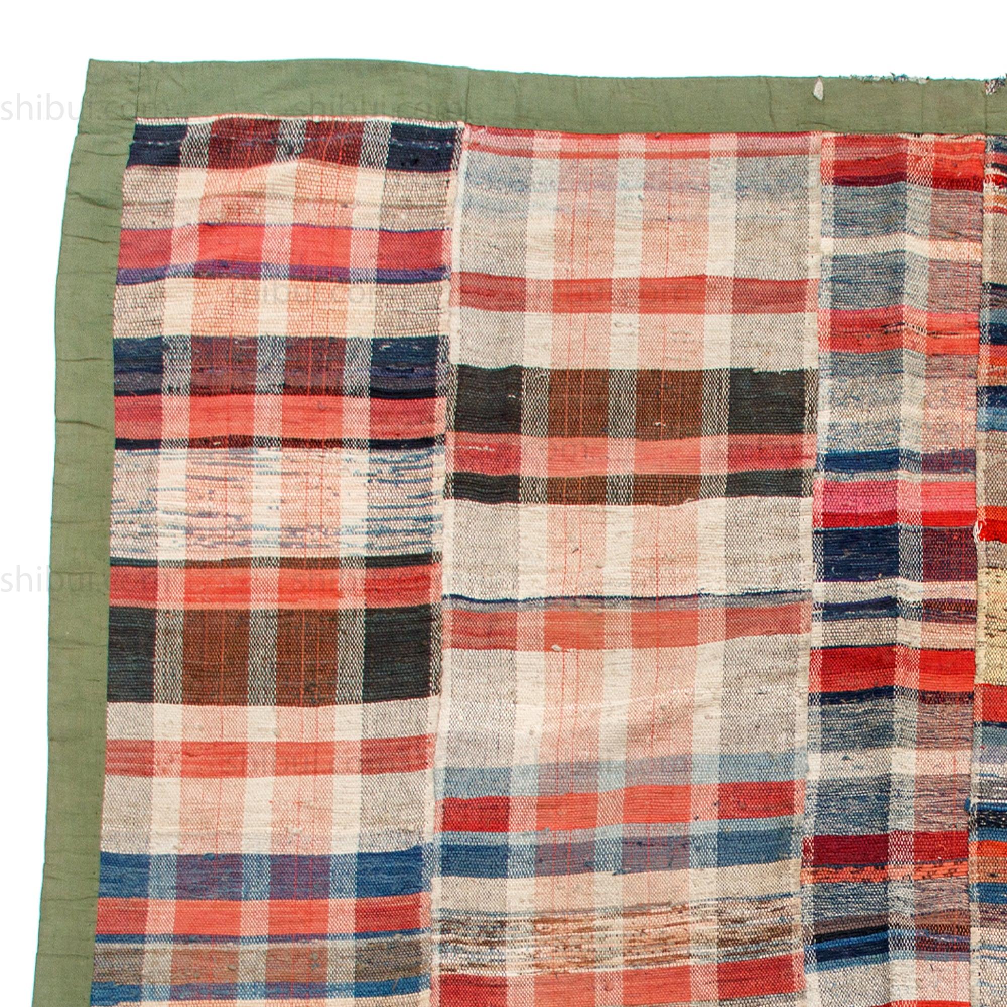 Sakiori Rug |  Japanese Ragweave Folk Textile Recycling - Image 3