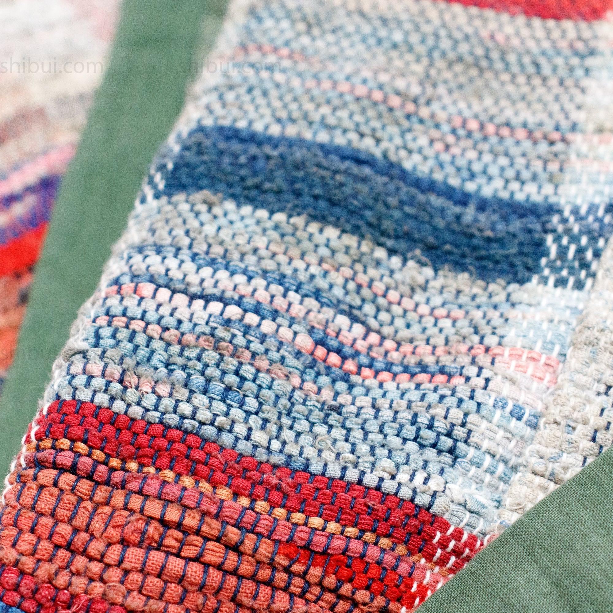 Sakiori Rug |  Japanese Ragweave Folk Textile Recycling - Image 8