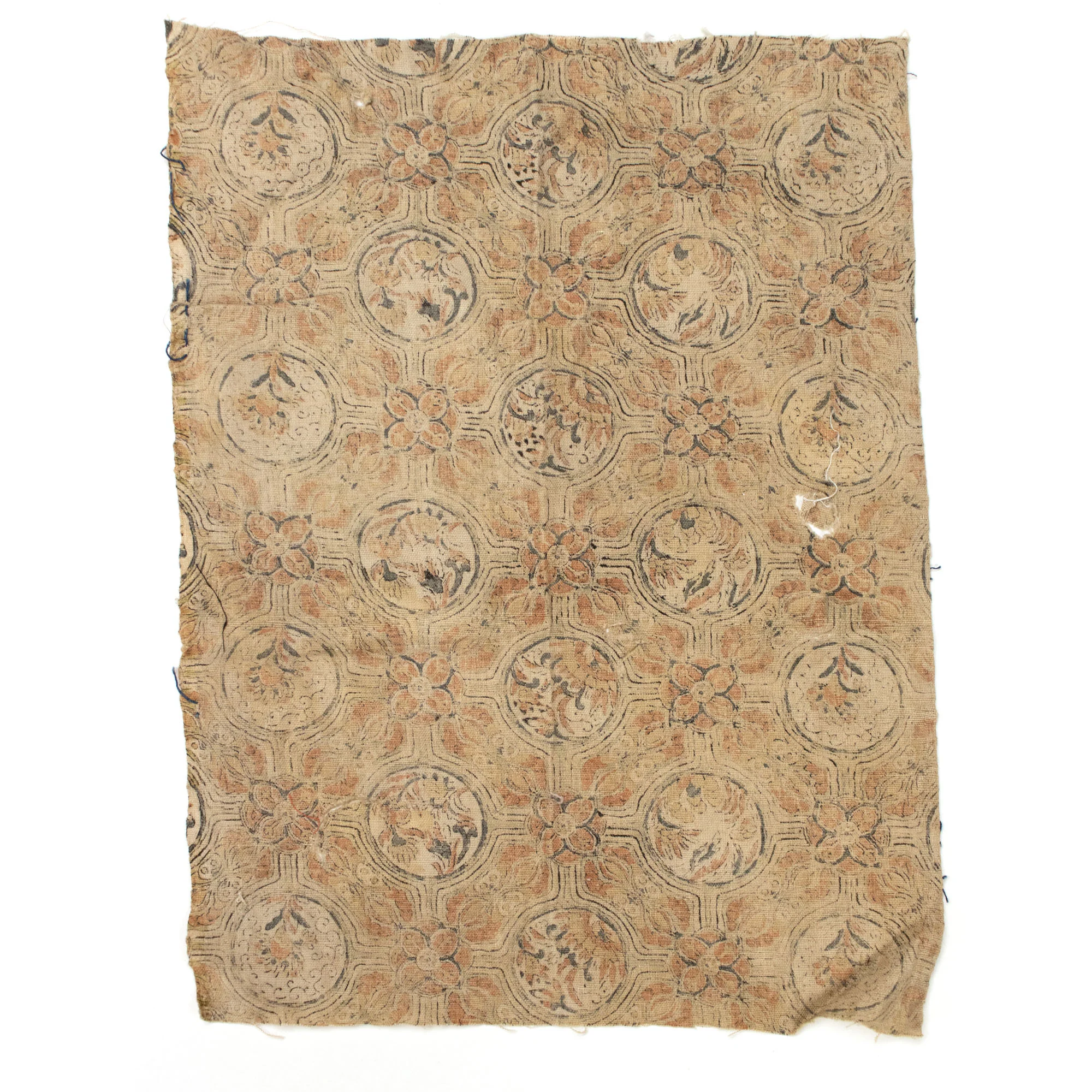 Sarasa Katazome Textile Fragment | Japanese Stencil Dyed | Edo - Image 2