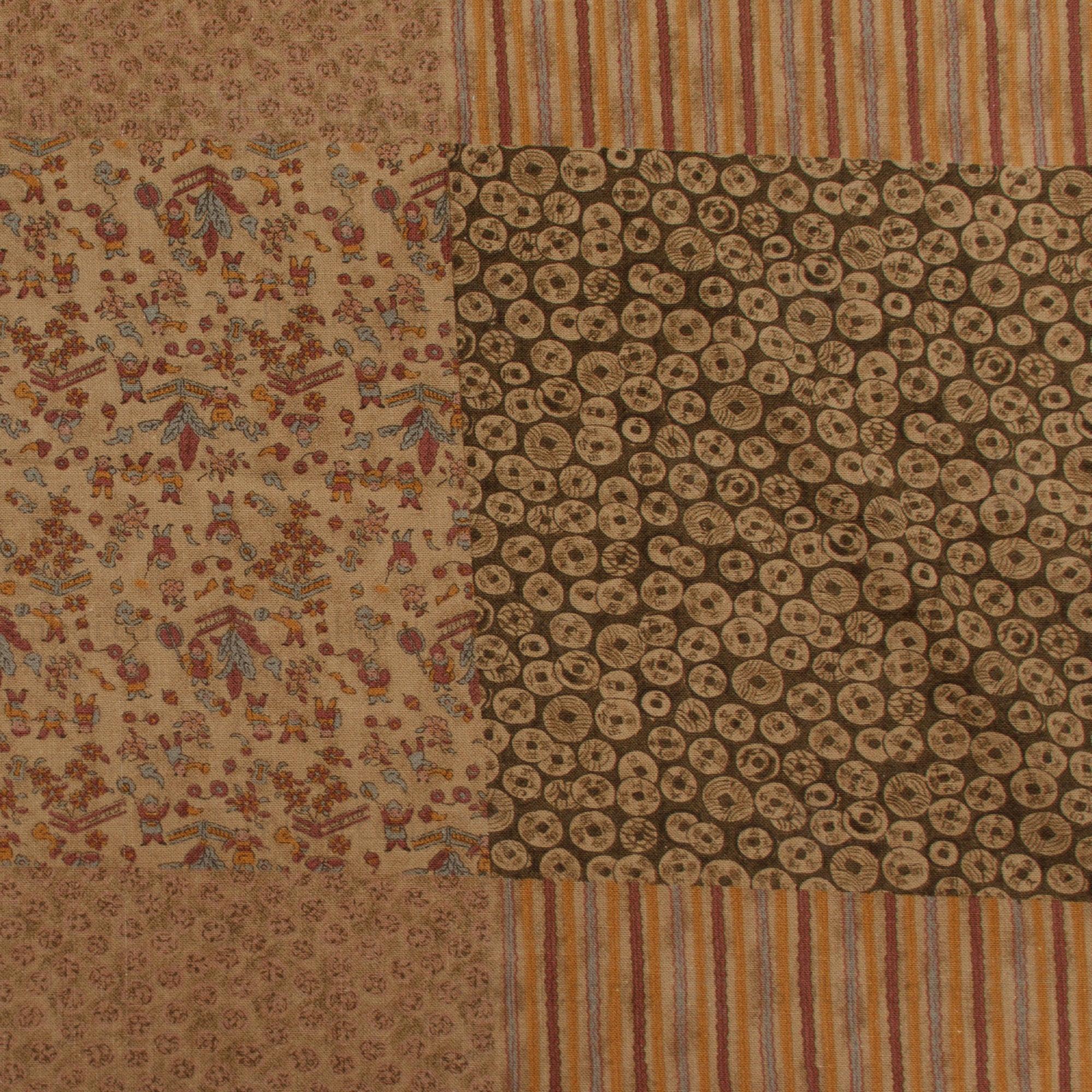 Vintage Sarasa Print Futonji, Showa Era. - Image 3